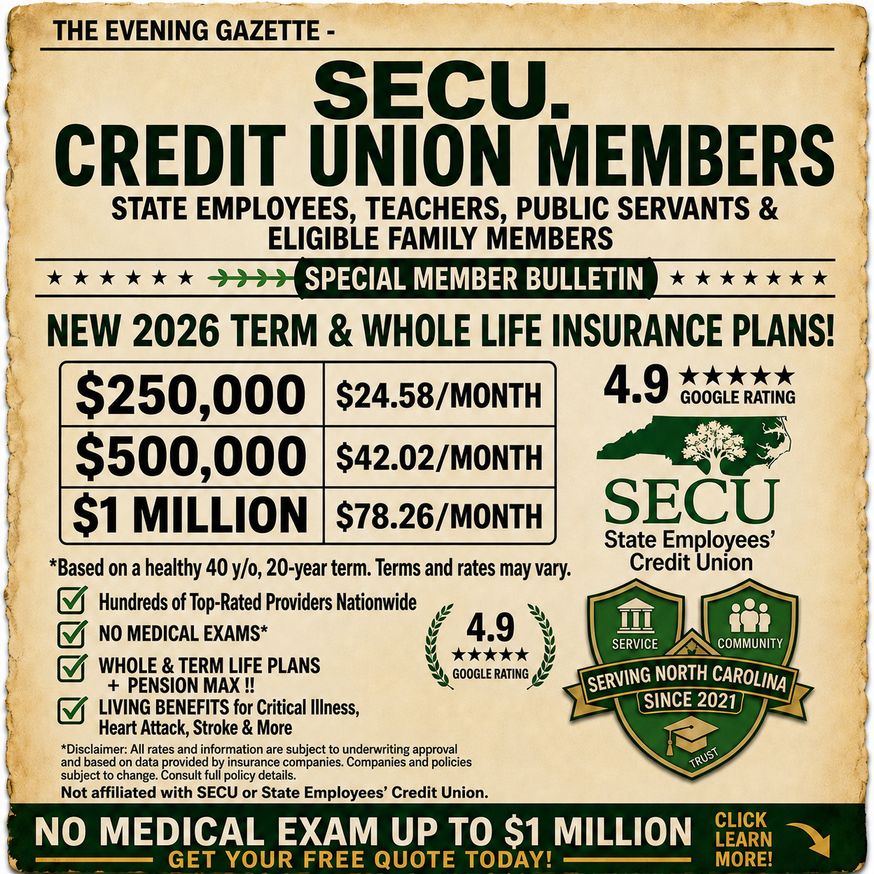 Credit Union Benefits Group Facebook ad