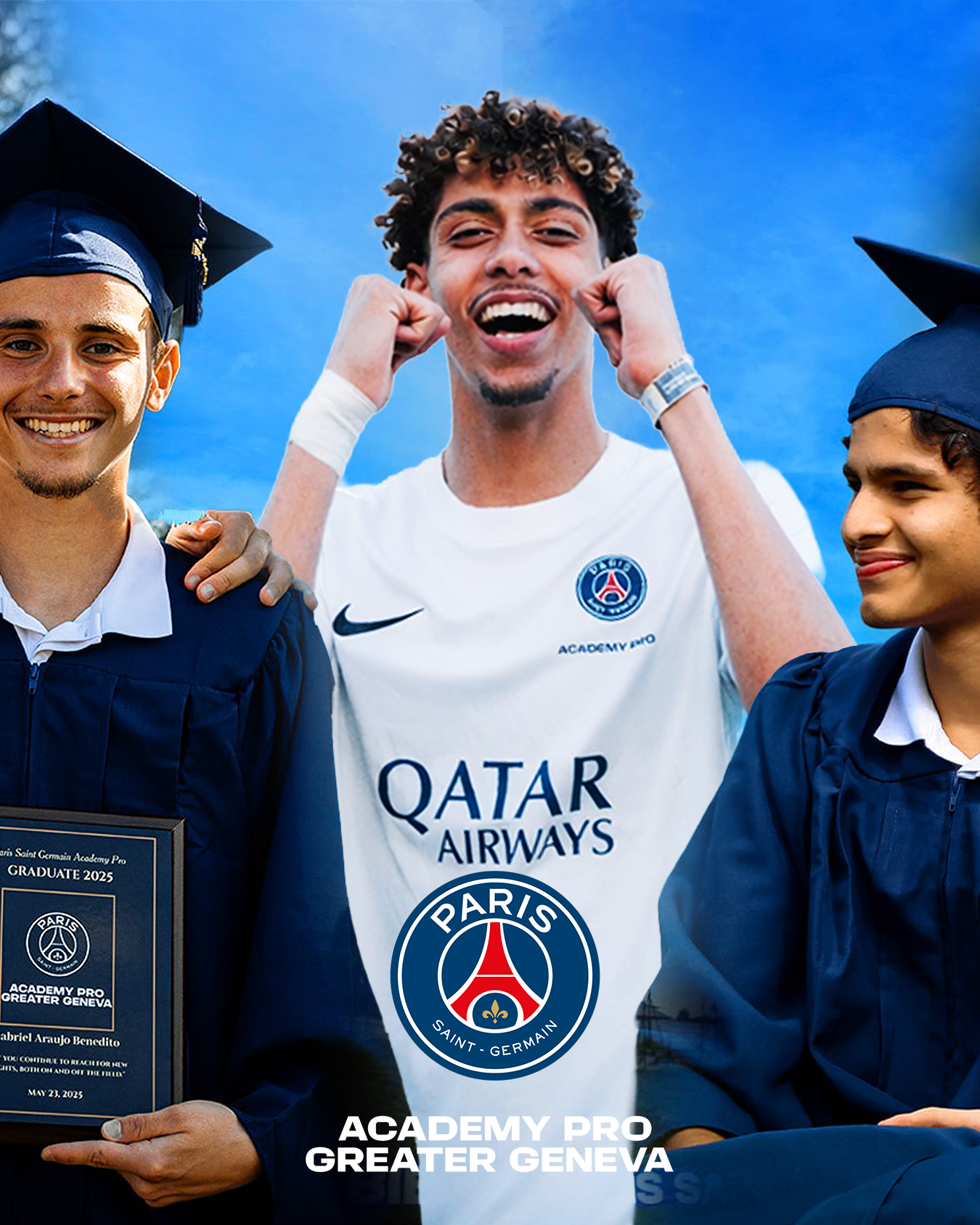 Paris Saint-Germain Academy Pro Residency Greater Geneva Facebook ad: The Paris Saint-Germain Pro Residency Academy Greater…