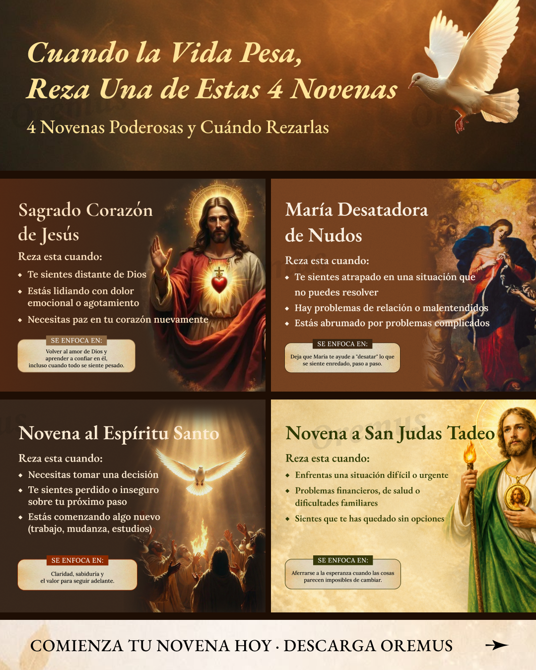 Oremus - Catholic Bible & Prayer Facebook ad