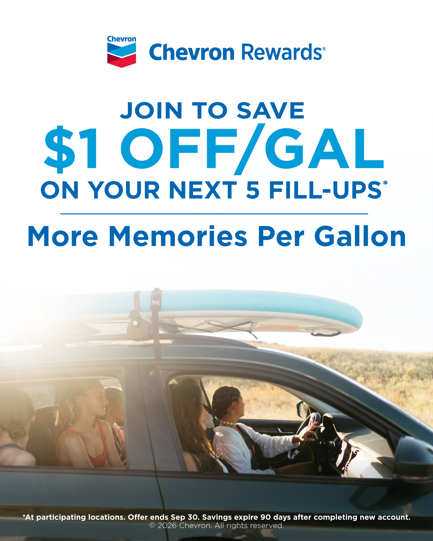Chevron Facebook ad from Aug 3, 2026