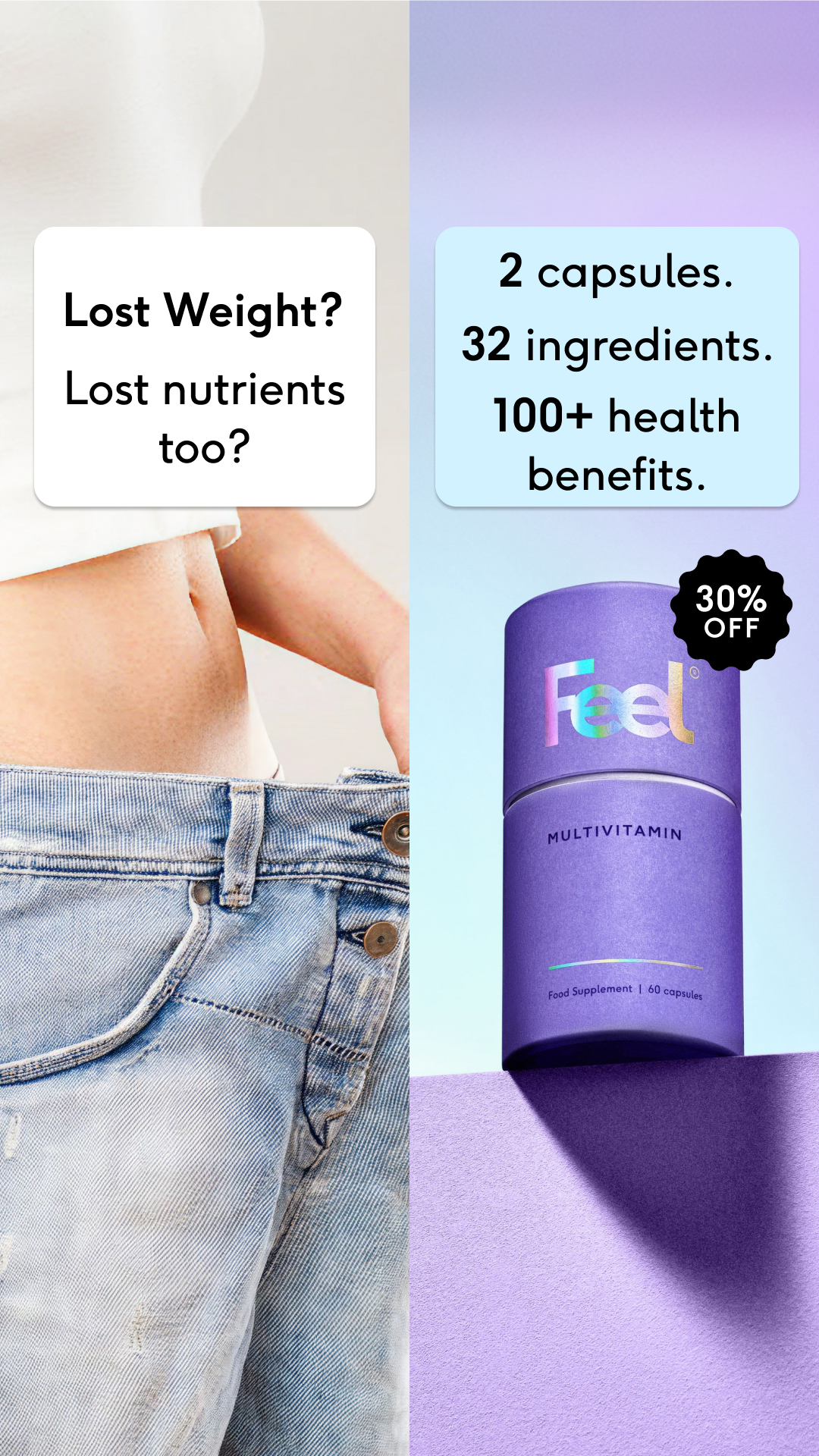 Feel Facebook ad