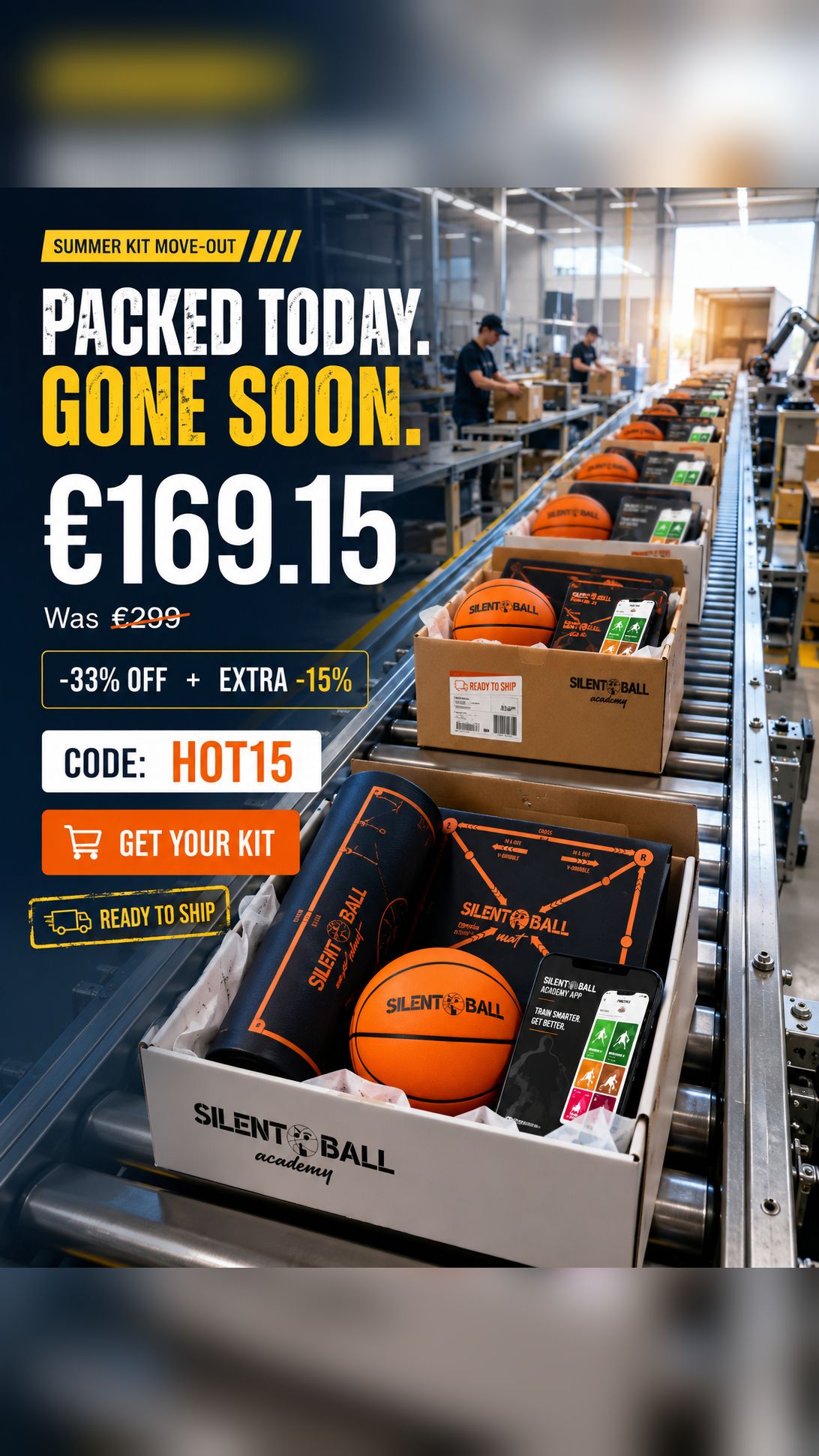 SilentBall Academy Facebook ad