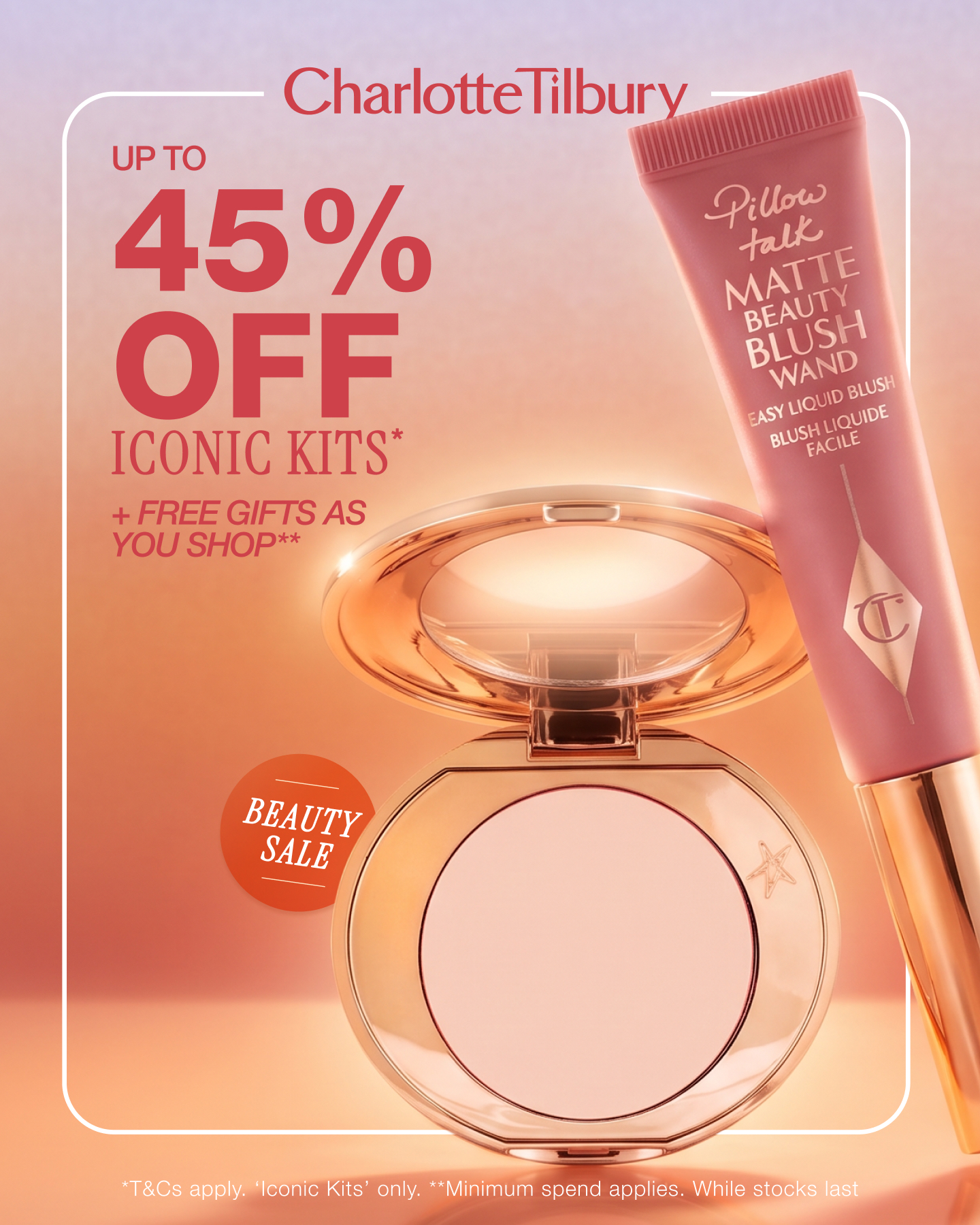 Charlotte Tilbury Facebook ad