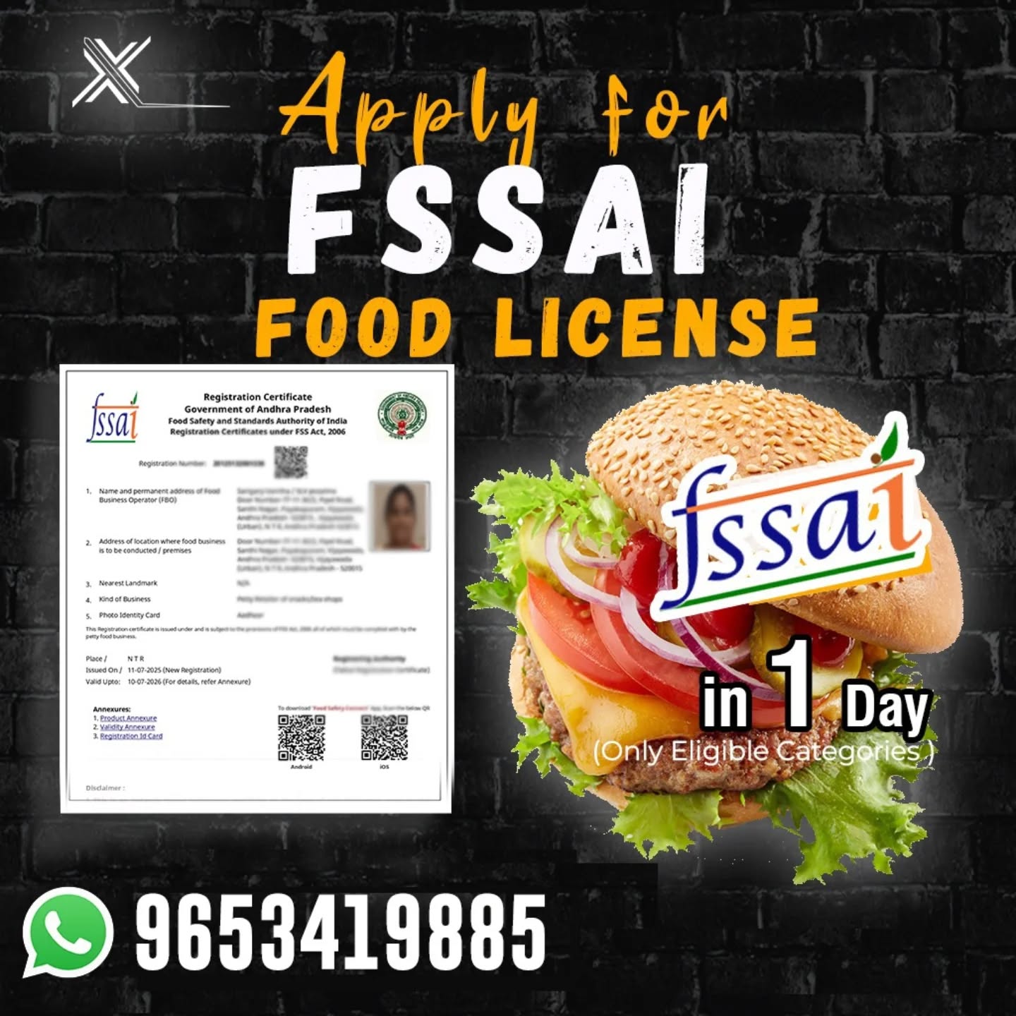 fssai_consultantindia Facebook ad: Apply For Fssai Food License With Us Any…