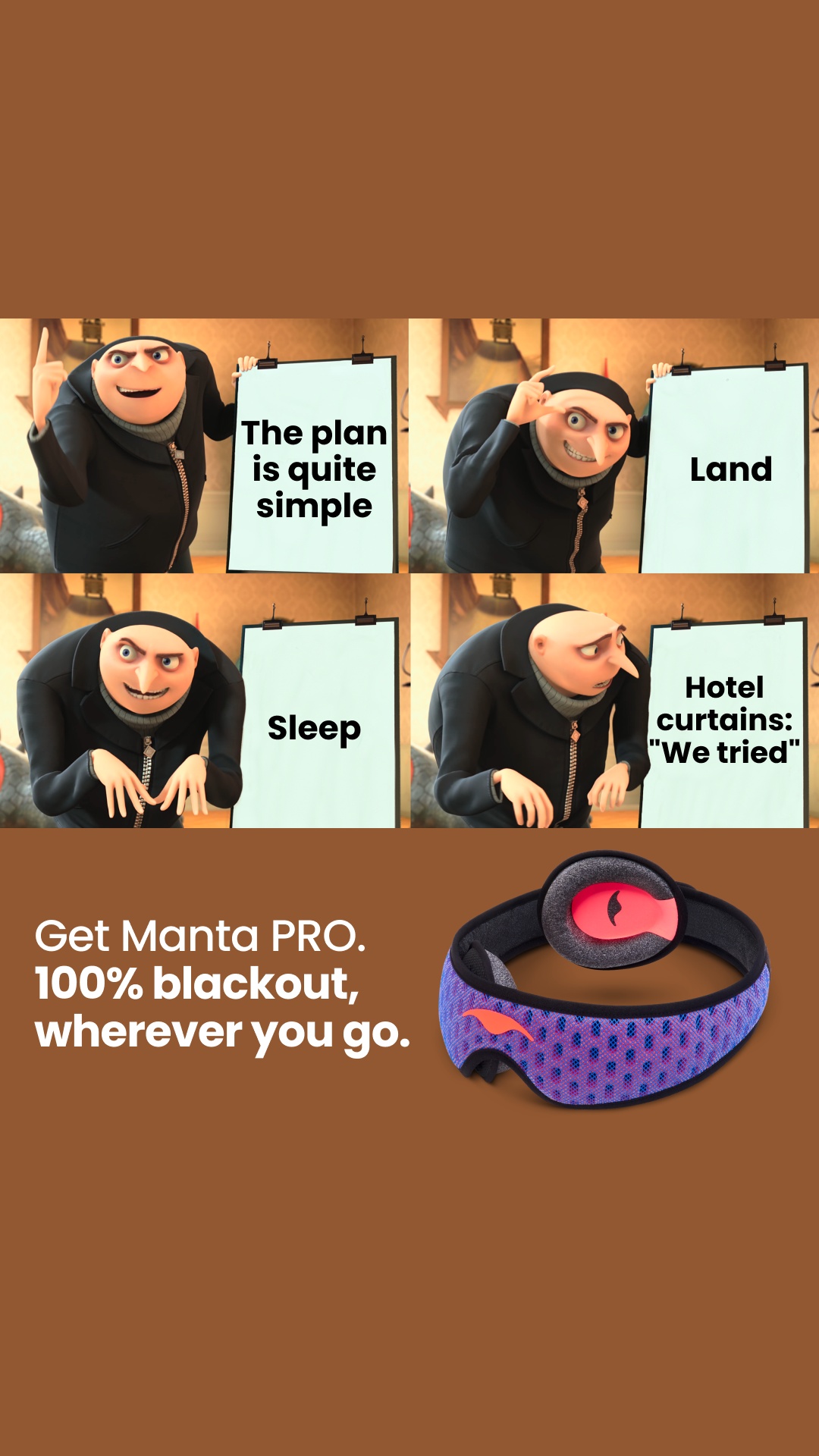 Manta Sleep Facebook ad