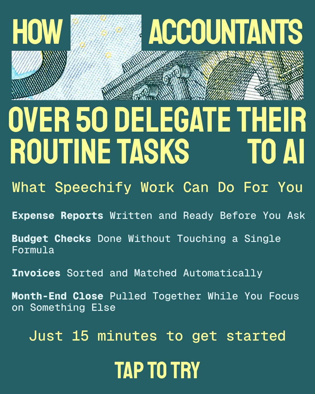 Speechify Work Facebook ad