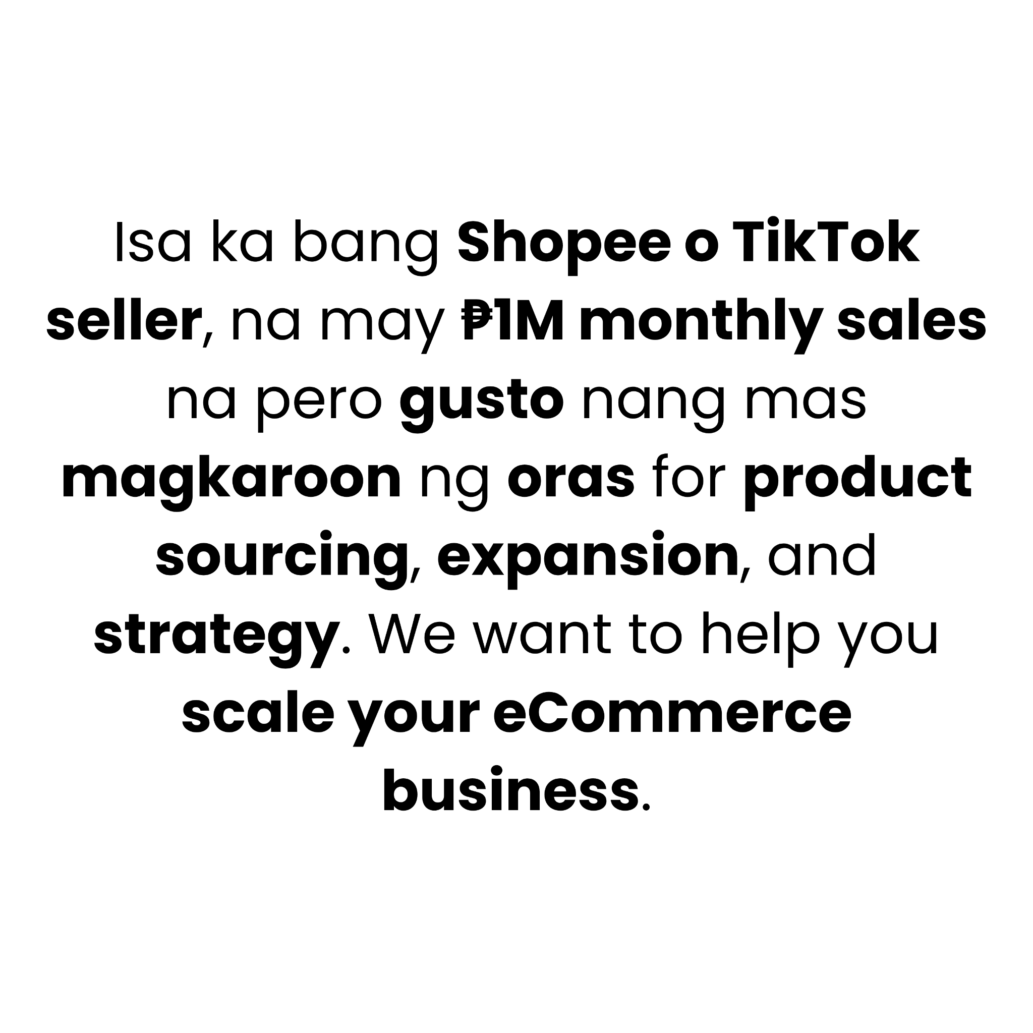 ECOM Accelerator Facebook ad