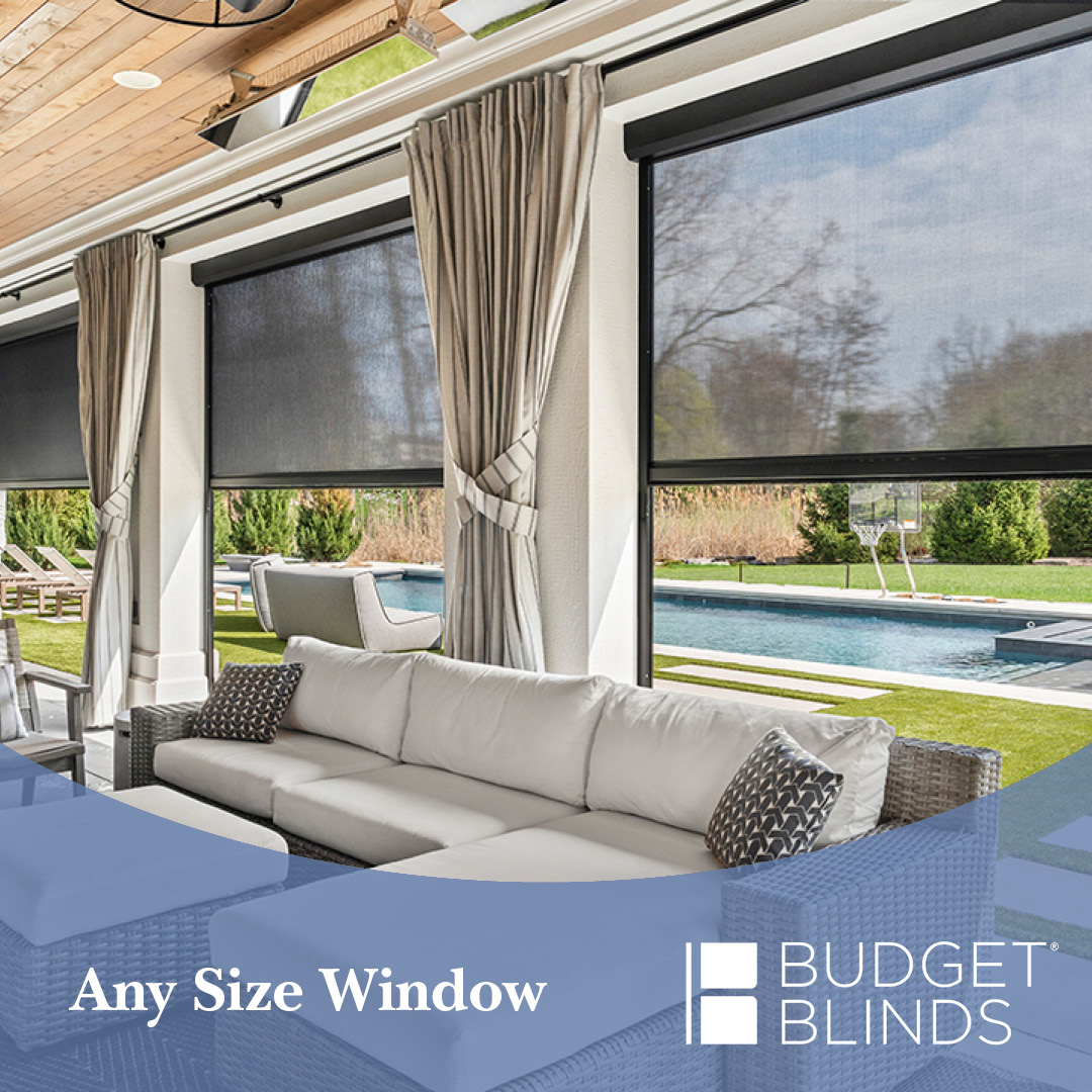 Budget Blinds of Canonsburg Facebook ad: Upgrade your space with custom window treatments from…