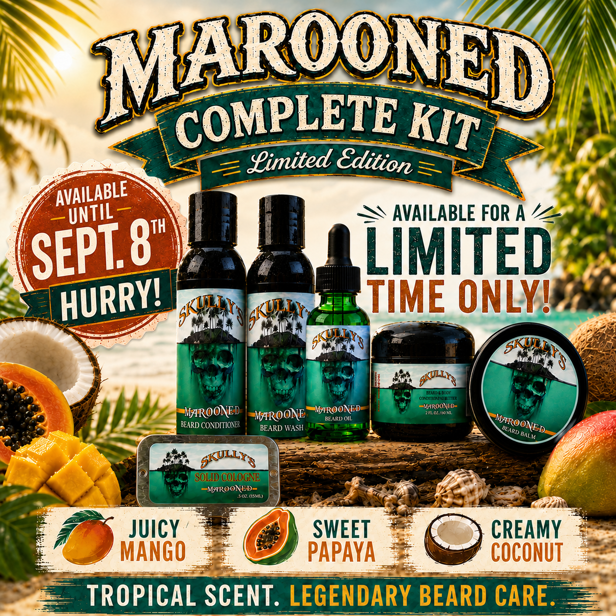 Skullys Ctz Beard Oil Facebook ad