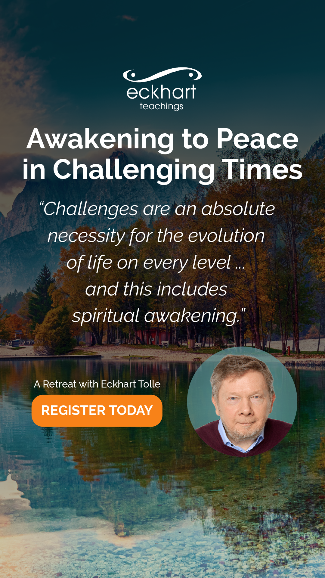 Eckhart Tolle Facebook ad