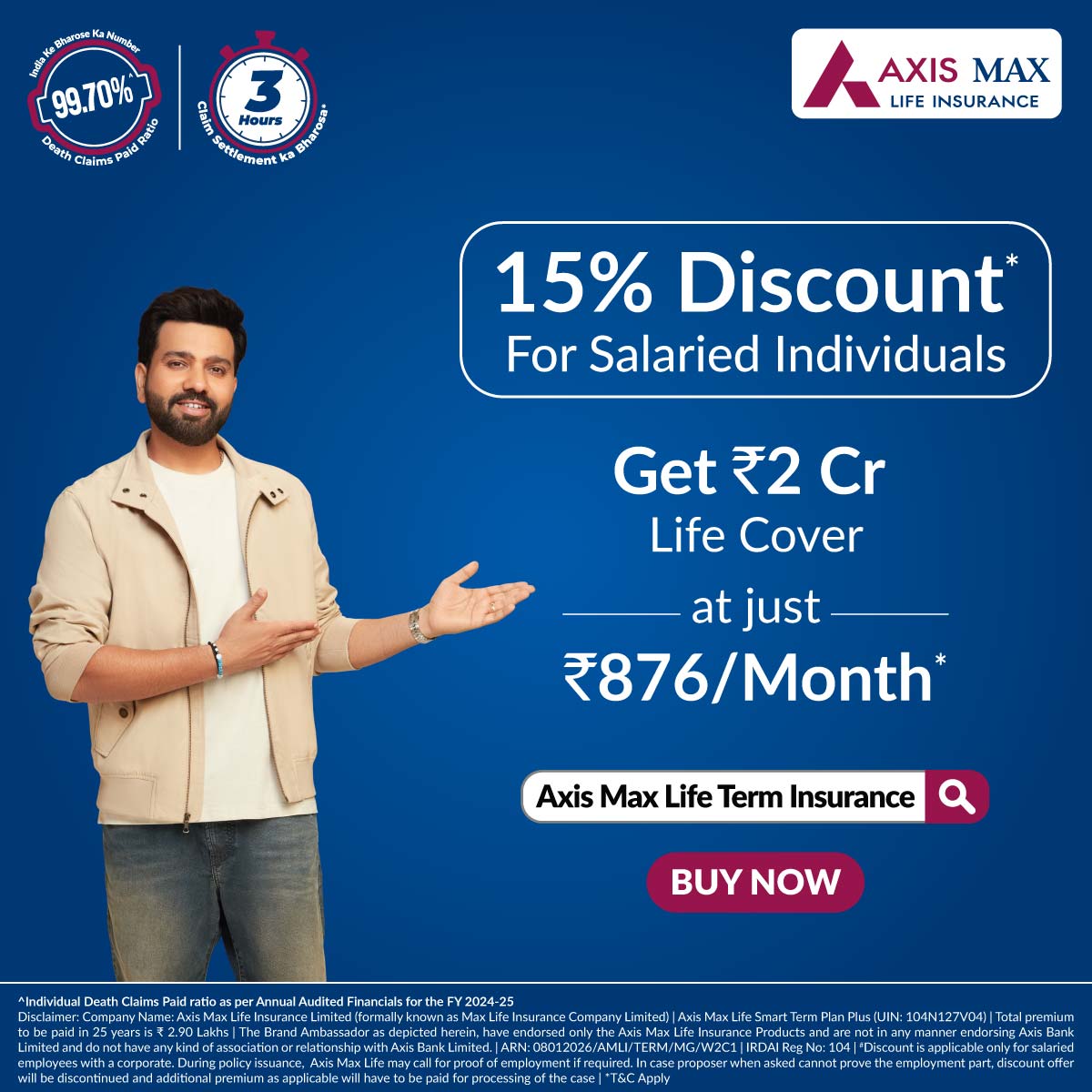Axis Max Life Insurance Facebook ad
