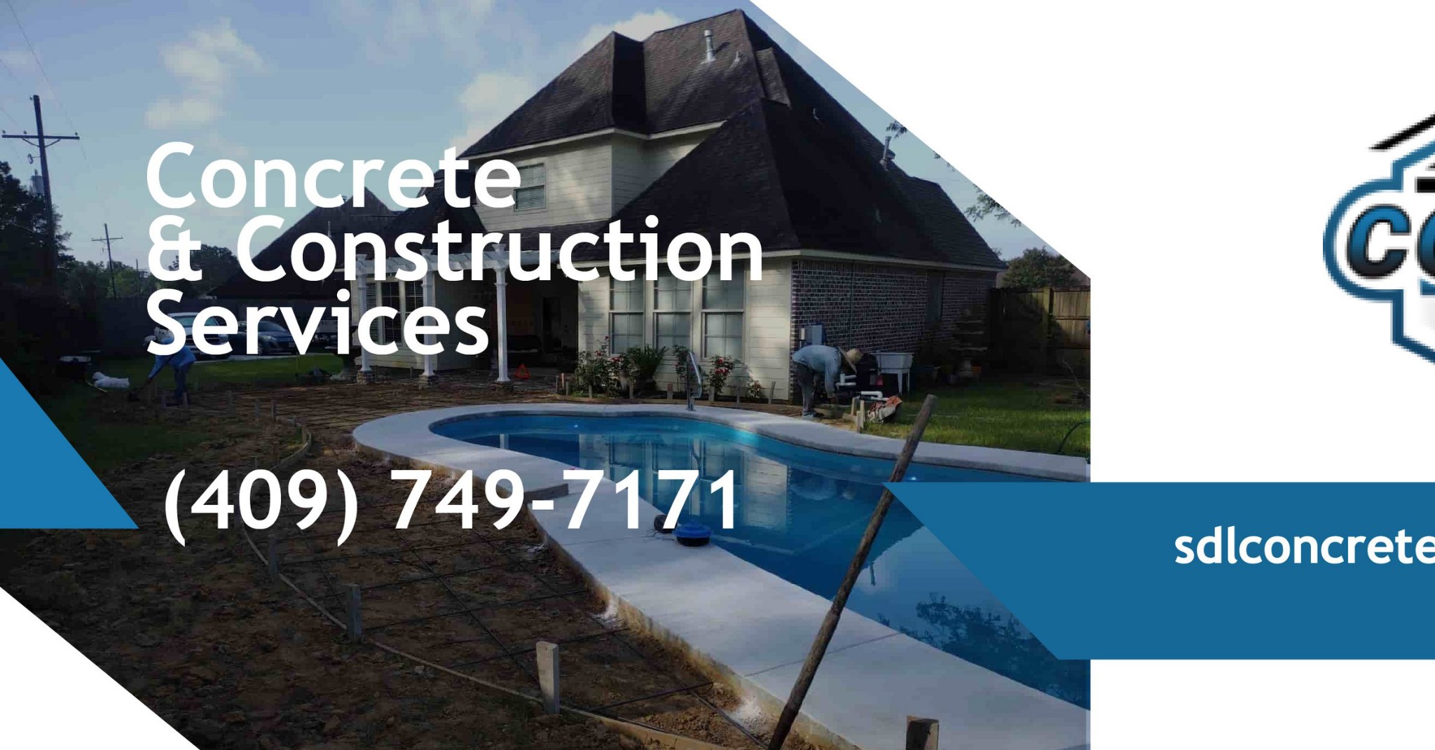 SDL Concrete Construction Facebook ad from Oct 1, 2024