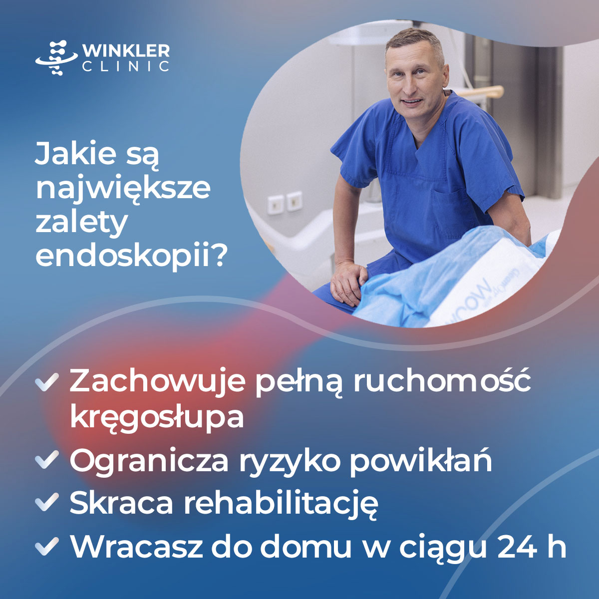 Kręgosłup.pl Facebook ad: Endoskopowa operacja kręgosłupa