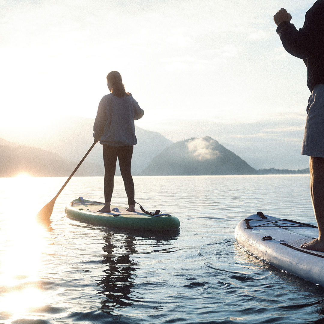 Favvity Facebook ad: Favvity SUP Board, Performance, die dich auf dem Wasser…
