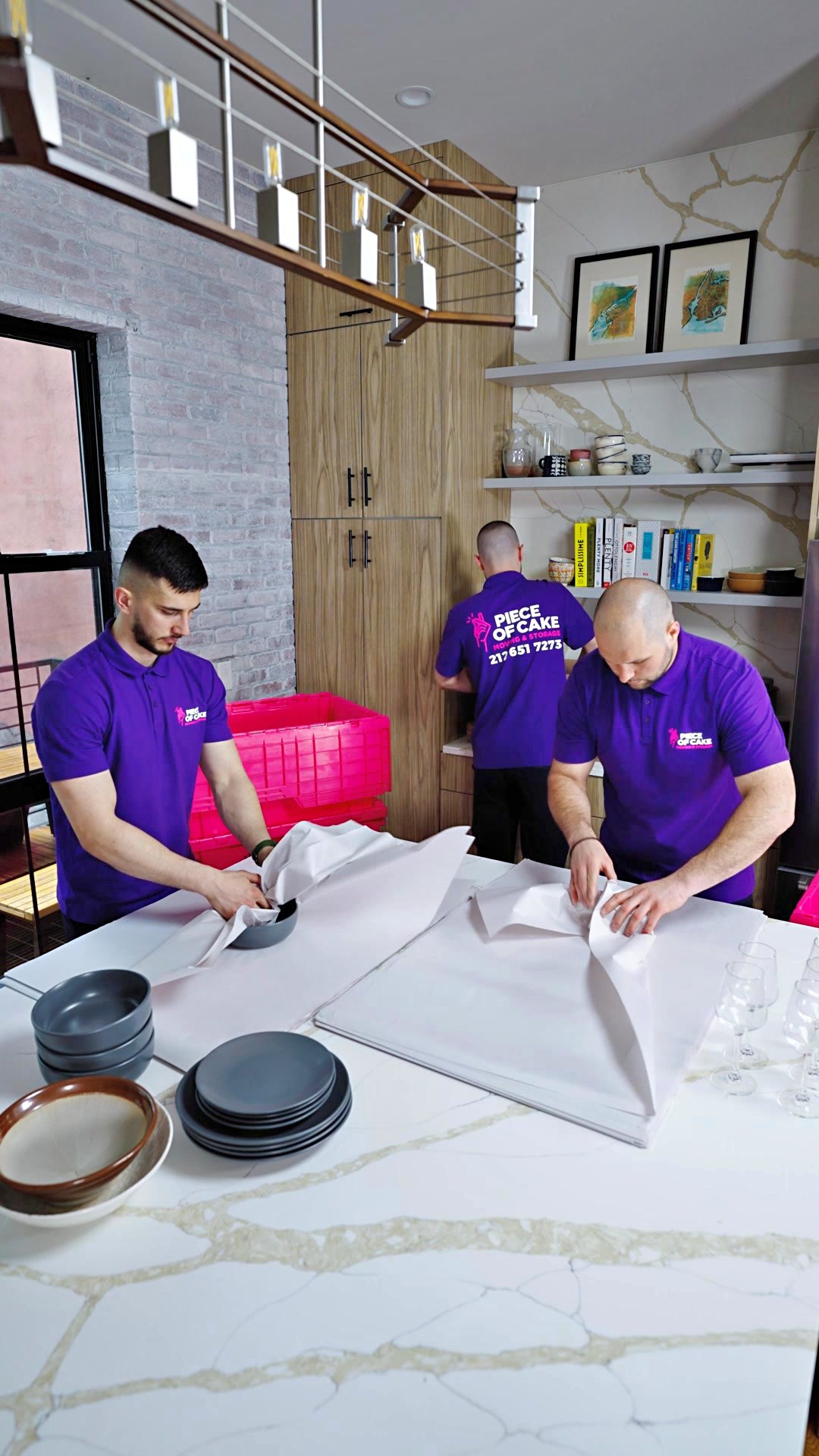 Piece of Cake Moving & Storage Facebook ad: Your Full-Service Moving Team