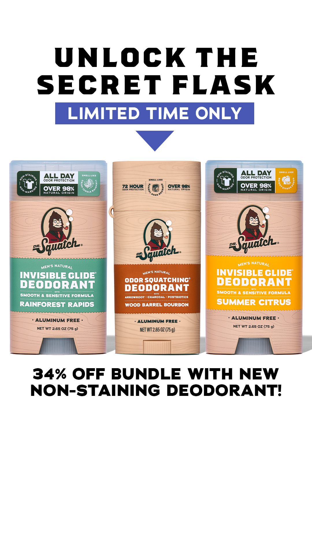 Dr. Squatch Facebook ad