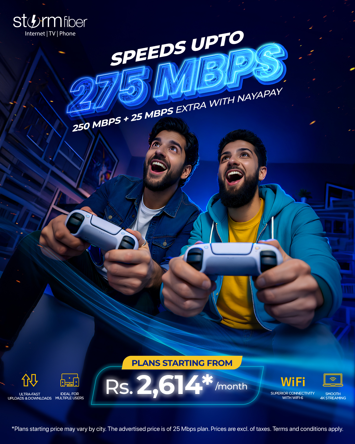 StormFiber Facebook ad