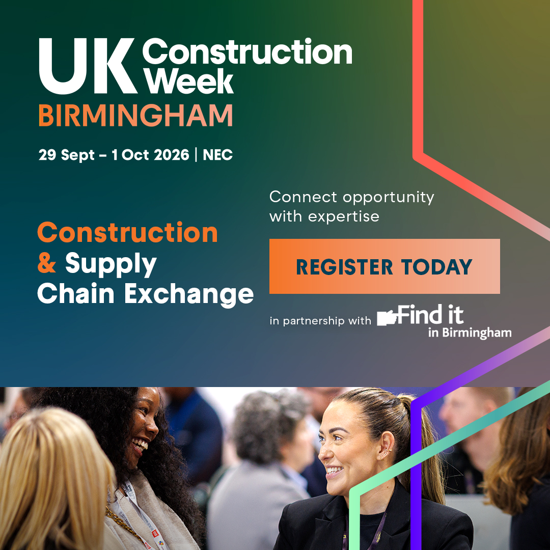 UK Construction Week Facebook ad: Join The Construction Reset