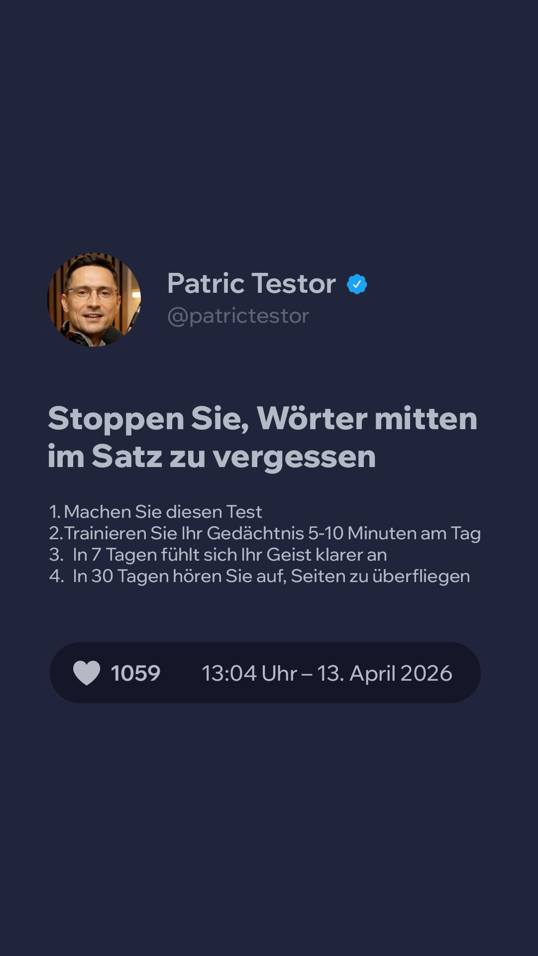 International IQ test Facebook ad