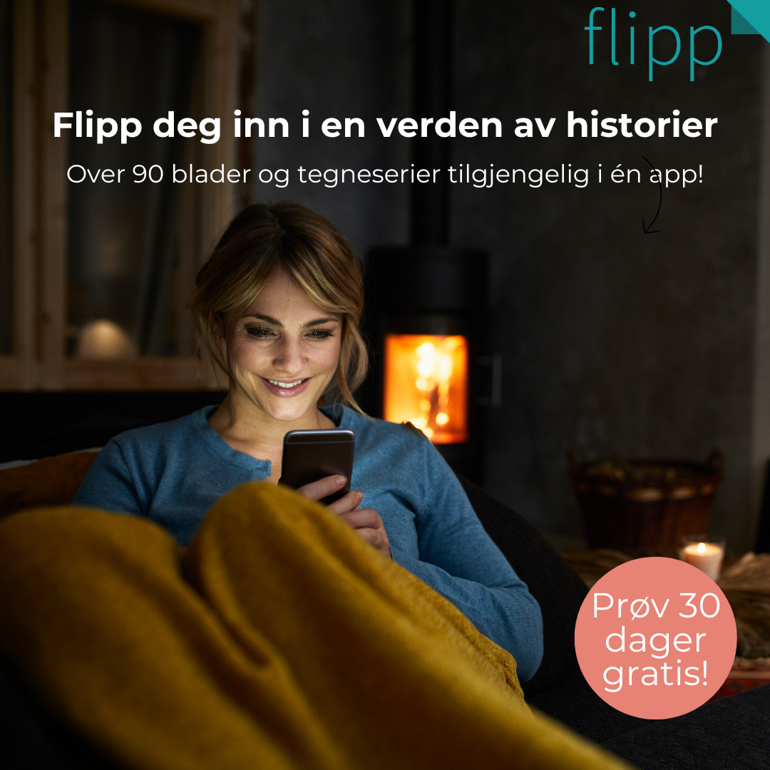 Flipp Norge Facebook ad: Er du ute etter avkobling, gode historier, oppskrifter…