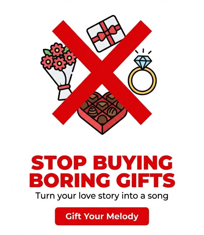 Gift Your Melody Facebook ad