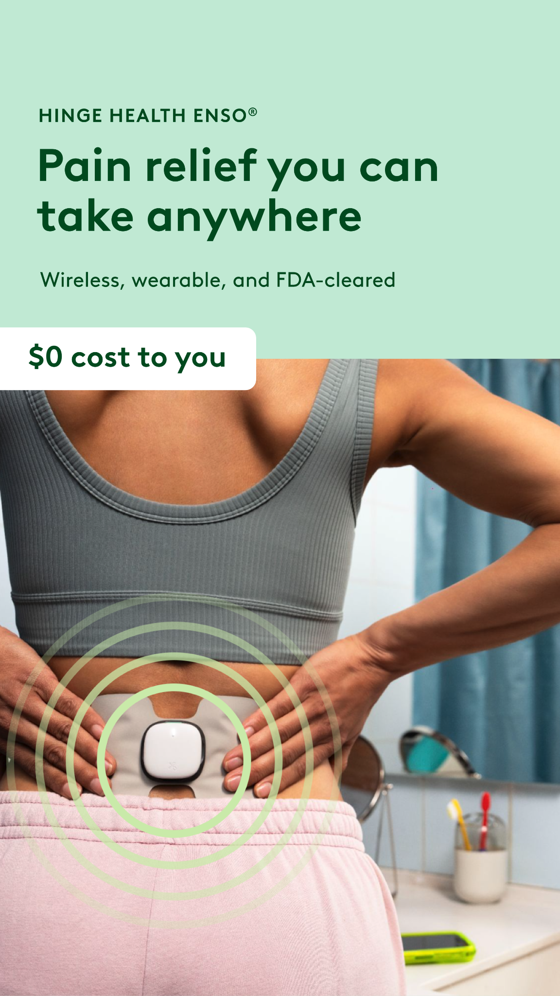 Hinge Health Facebook ad