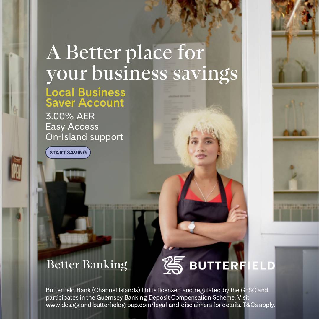 Butterfield Guernsey Facebook ad: A Better place for your business savings