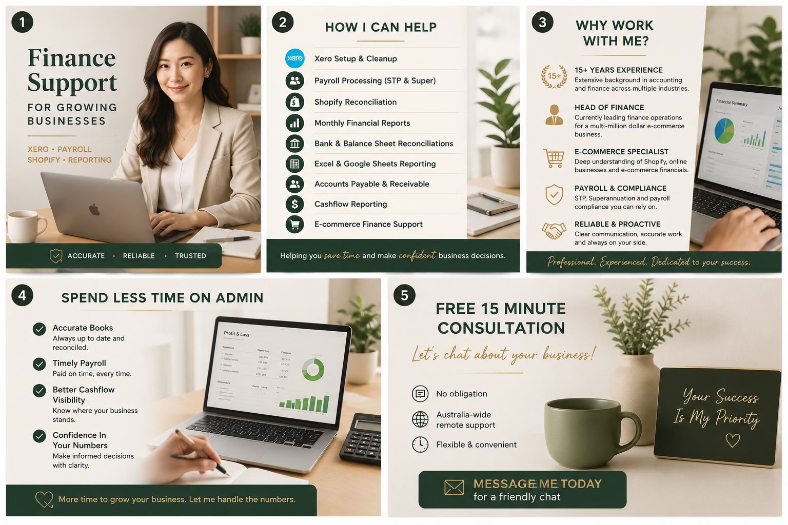 Ye Chen Facebook ad: Xero & Shopify Bookkeeping | Payroll | Small Business…