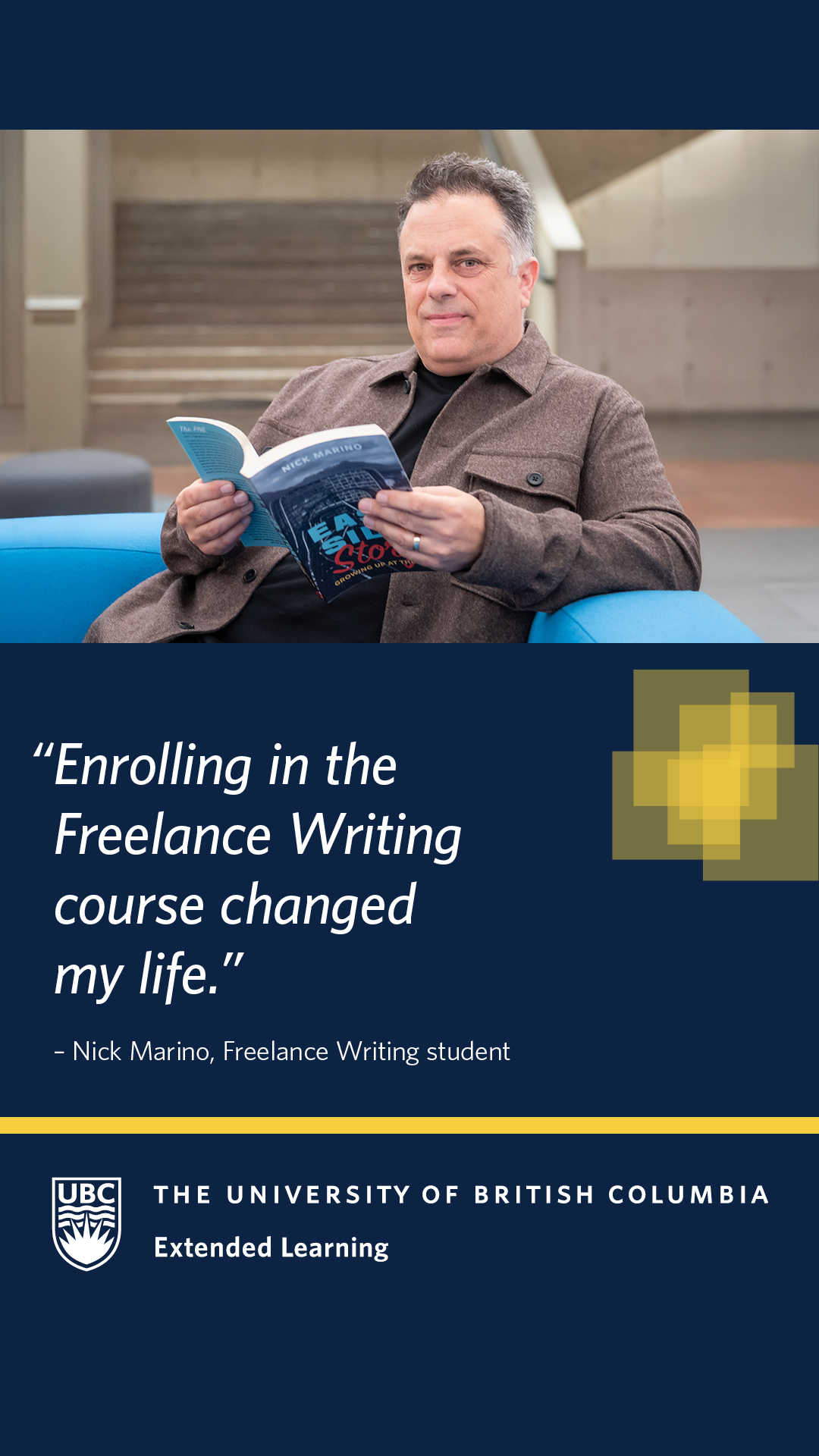 UBC Extended Learning Facebook ad from Jun 15, 2026