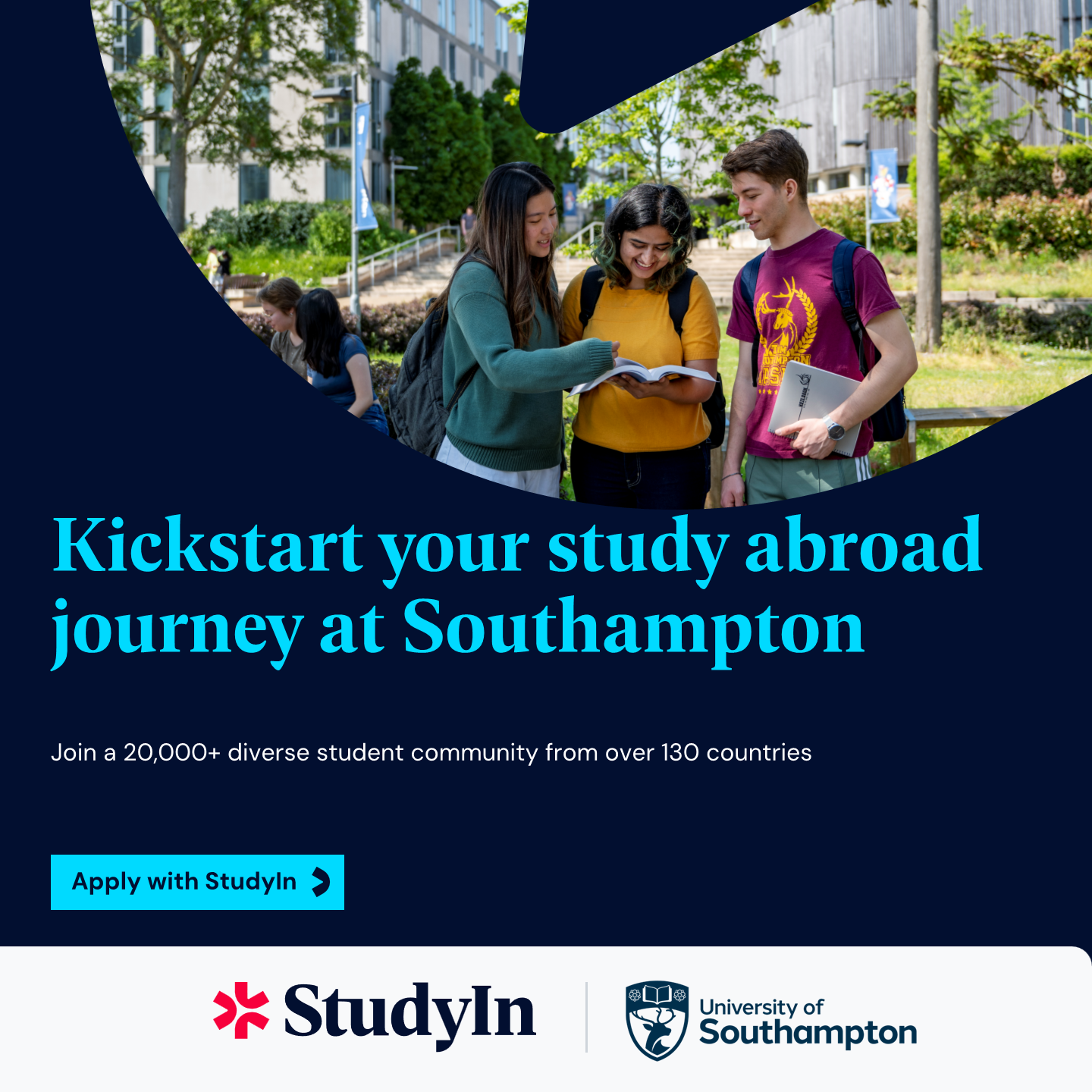 Bangladesh - StudyIn Facebook ad: Study at the University of Southampton, September 2026…