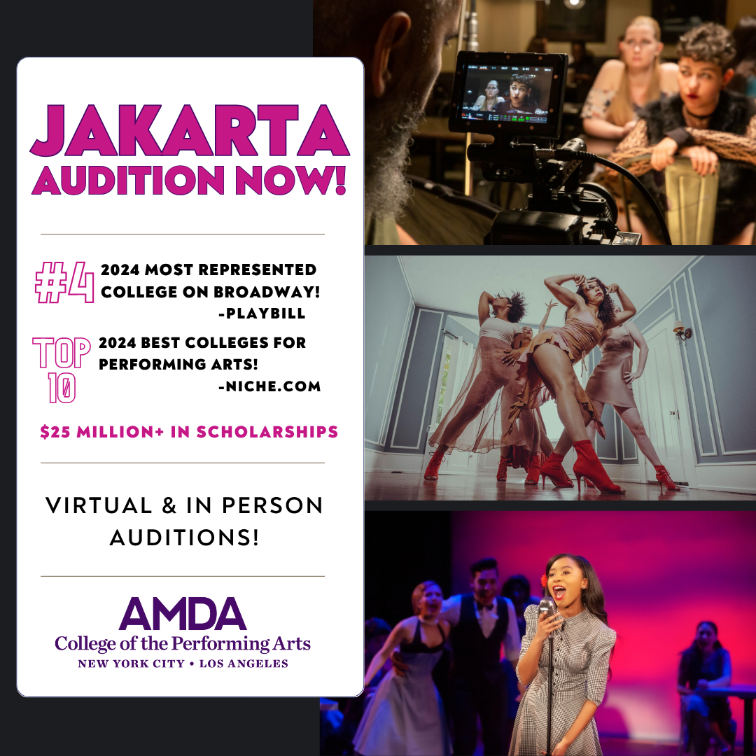 AMDA College Facebook ad