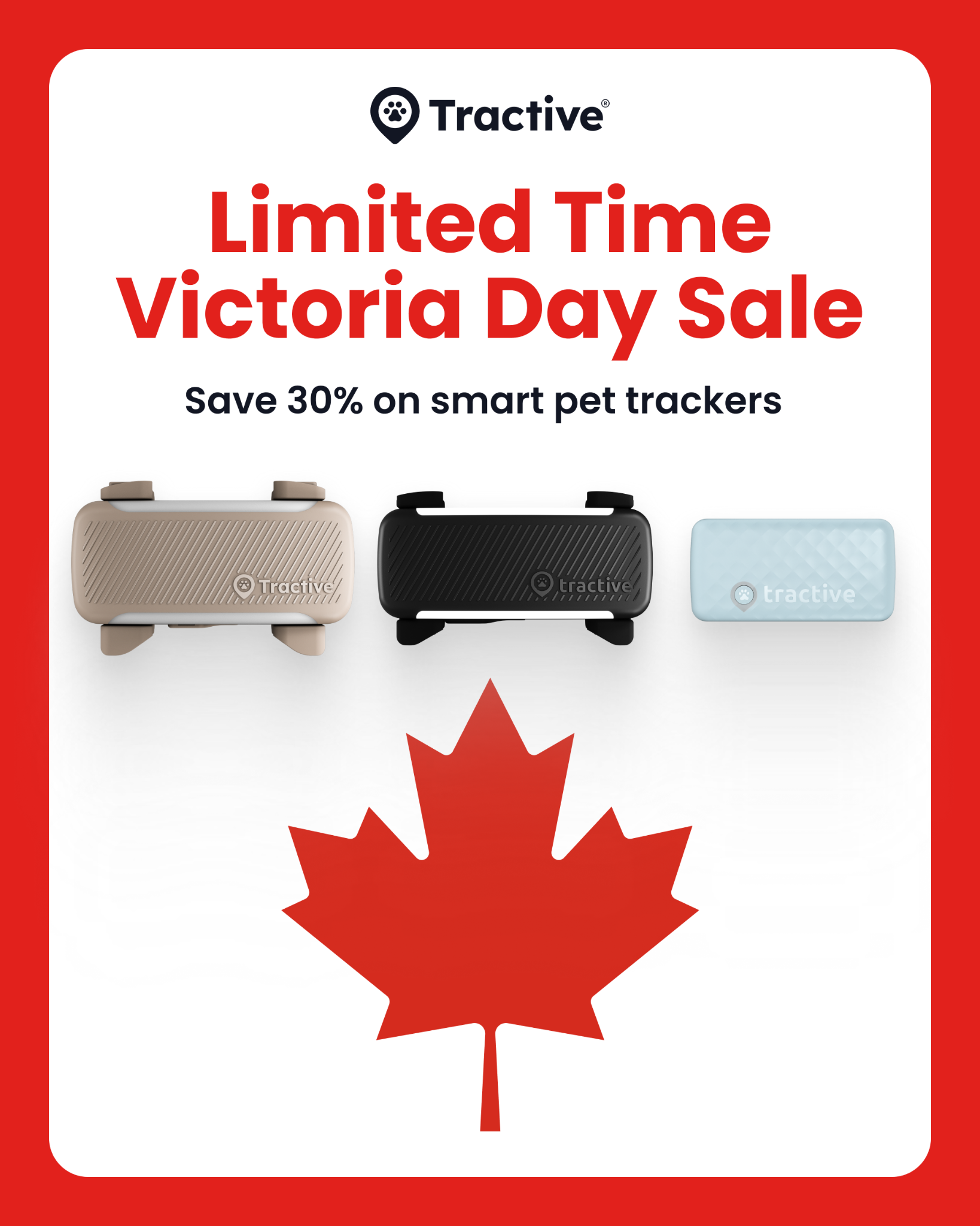 Tractive Facebook ad