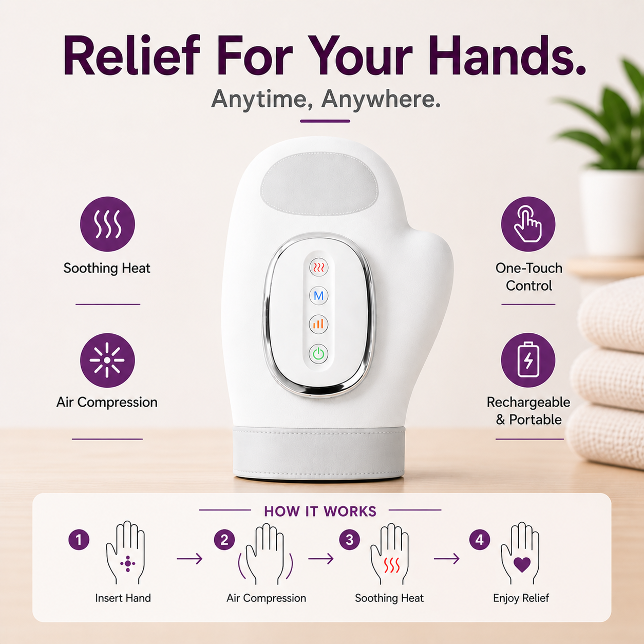 Healvance Facebook ad: Hand Relief In Minutes | FREE Delivery