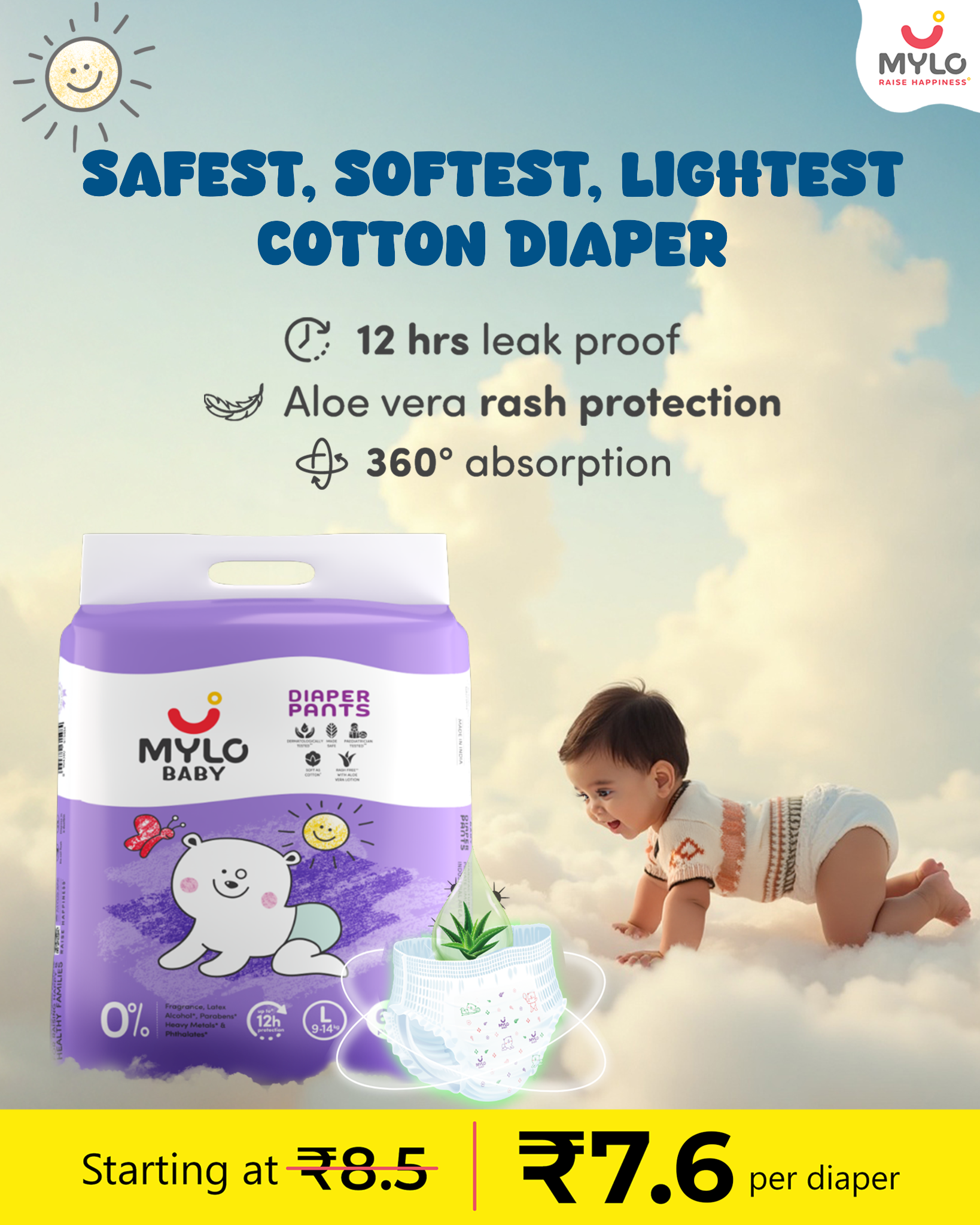 Mylo Baby Facebook ad