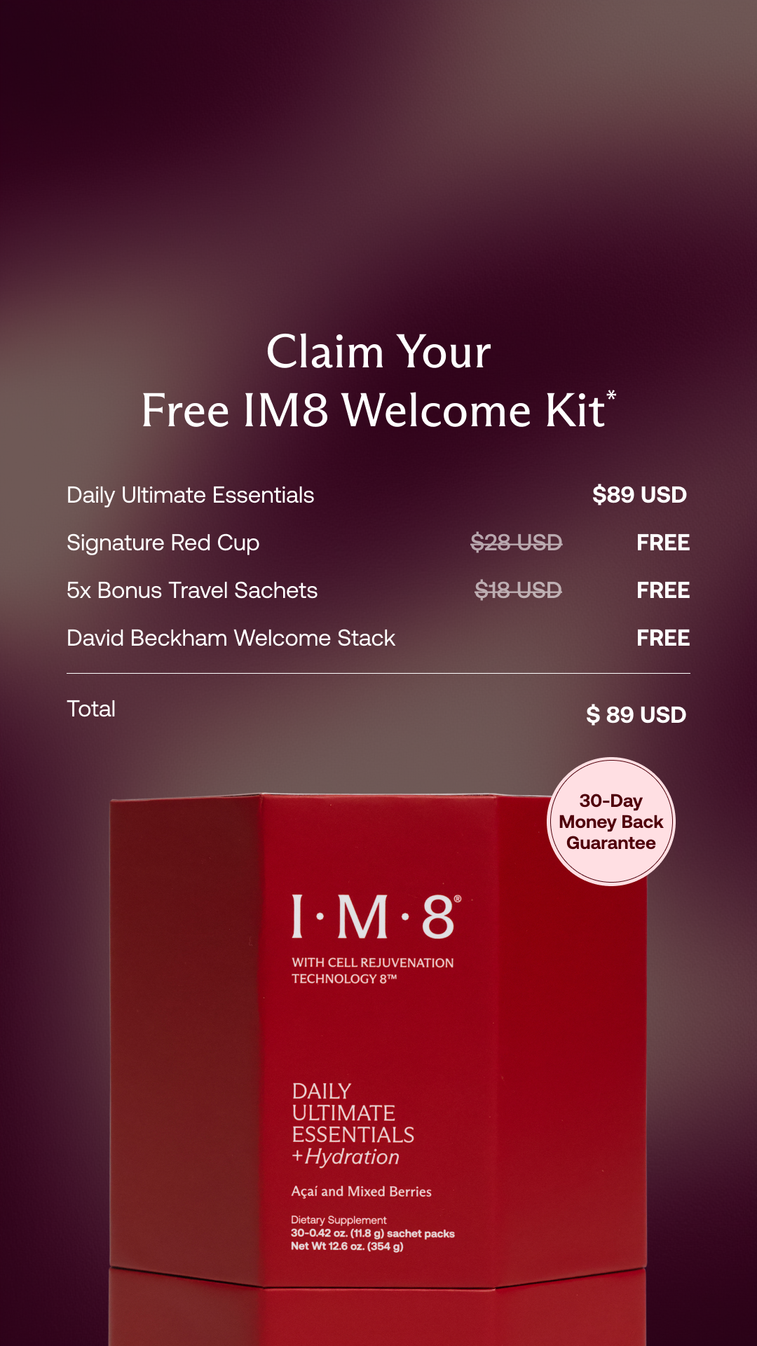 IM8 Facebook ad