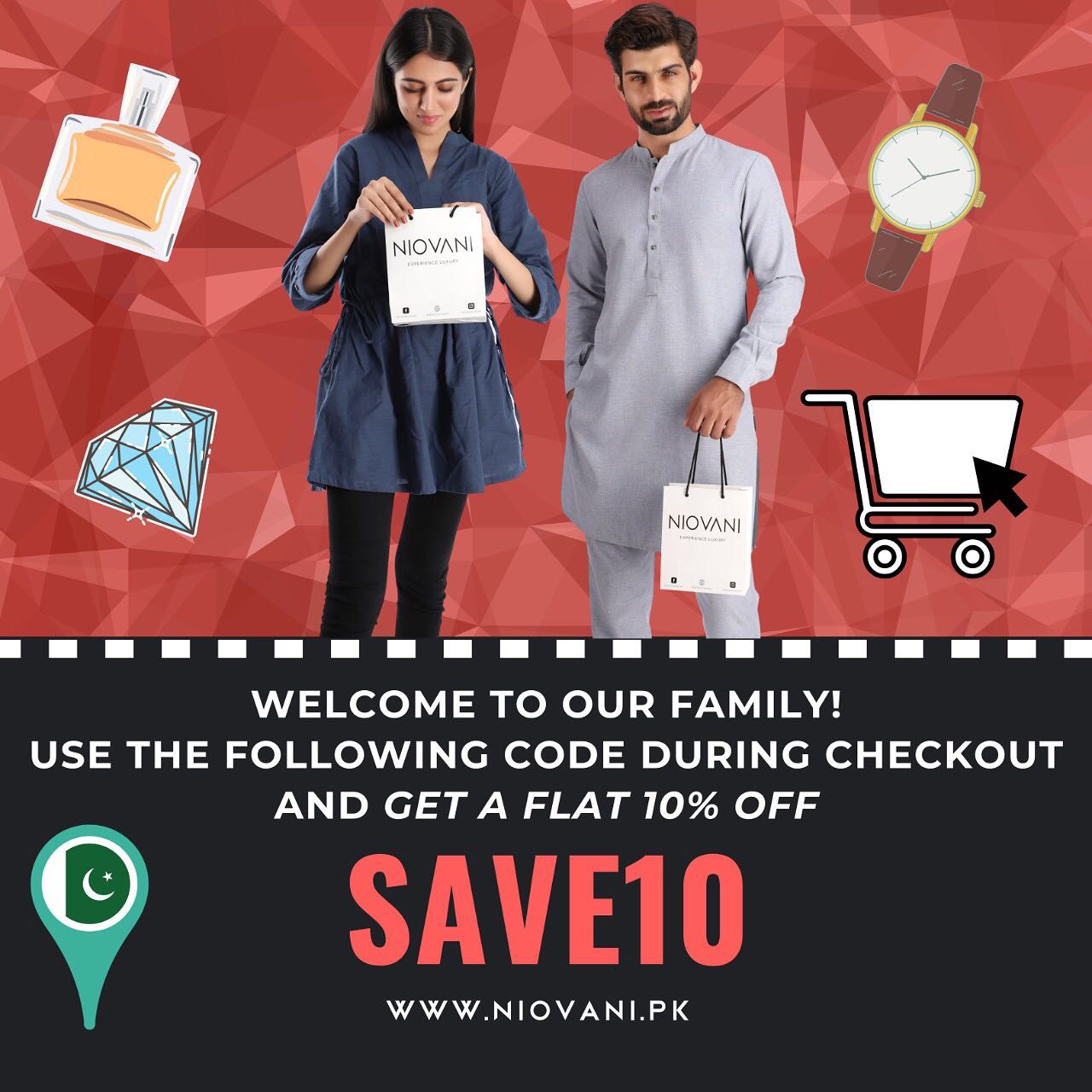 Niovani Online Facebook ad