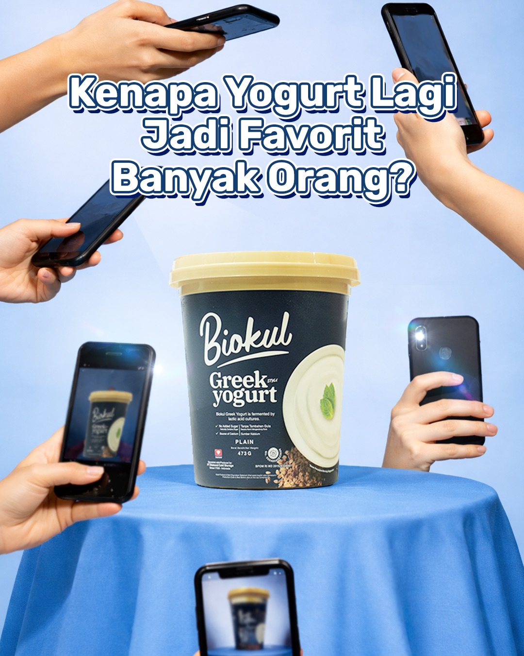 Biokul Yogurt Facebook ad: Ngemil tapi tetap pengen yang mindful?