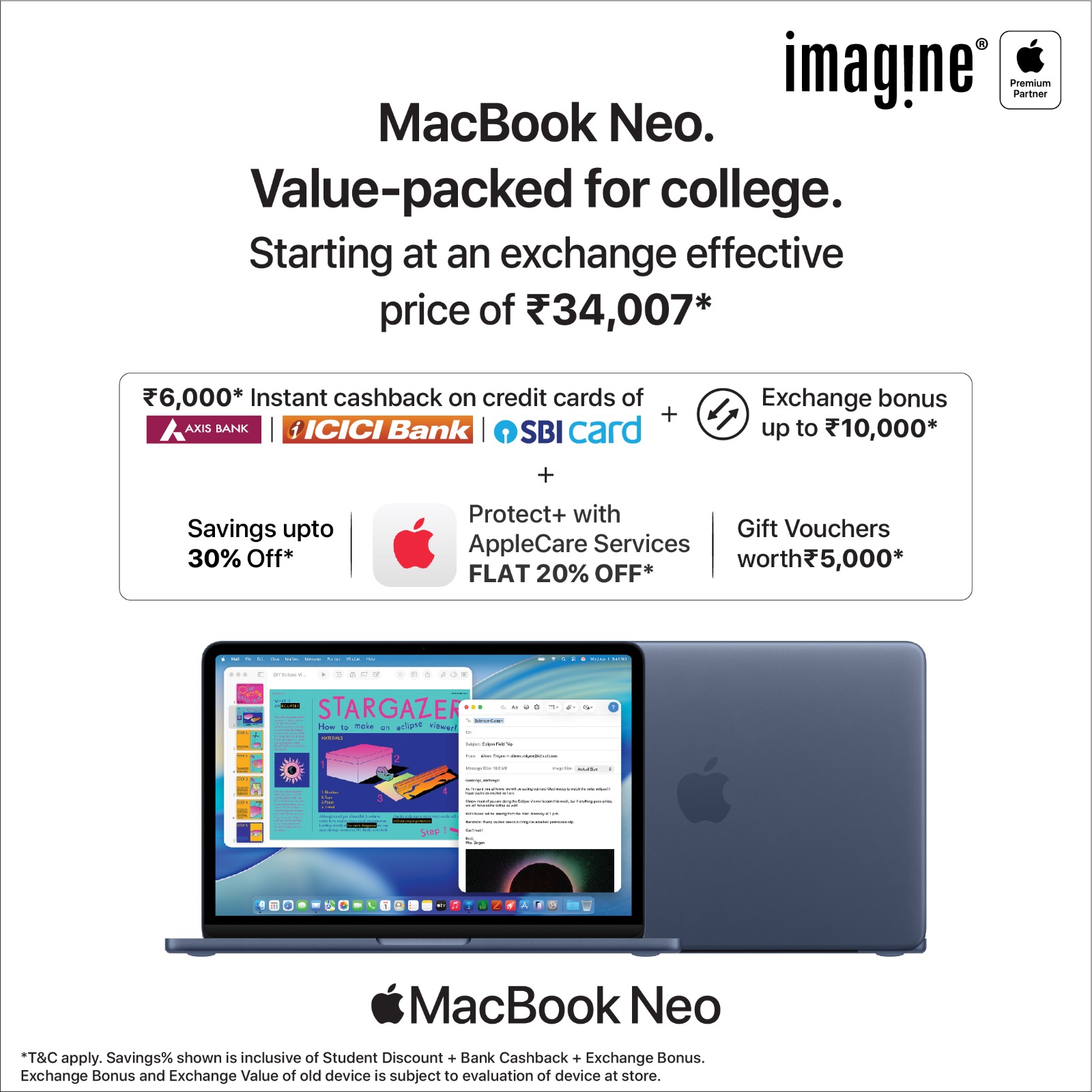 Imagine Apple Premium Partner Facebook ad