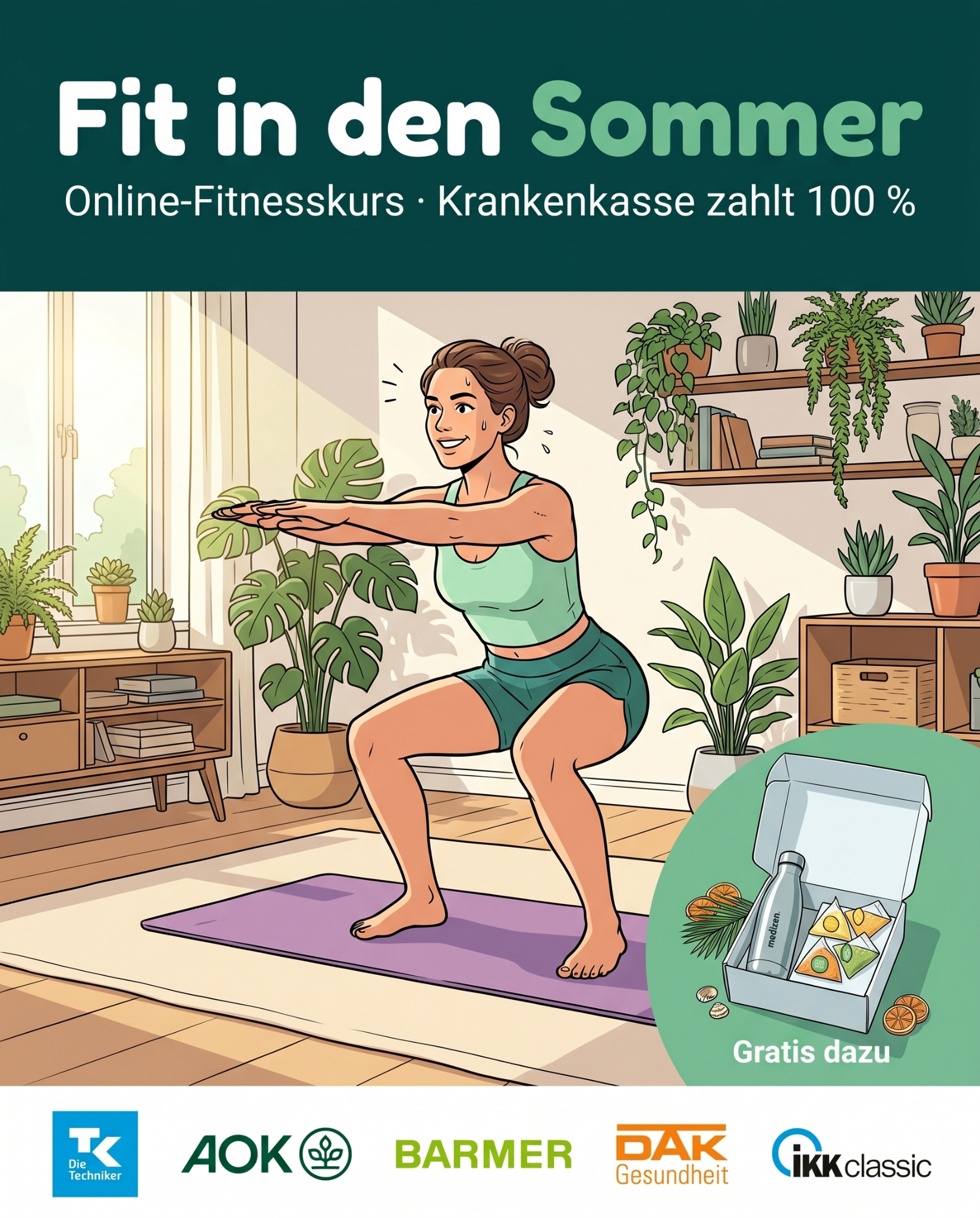 Medizen Fitness App Facebook ad