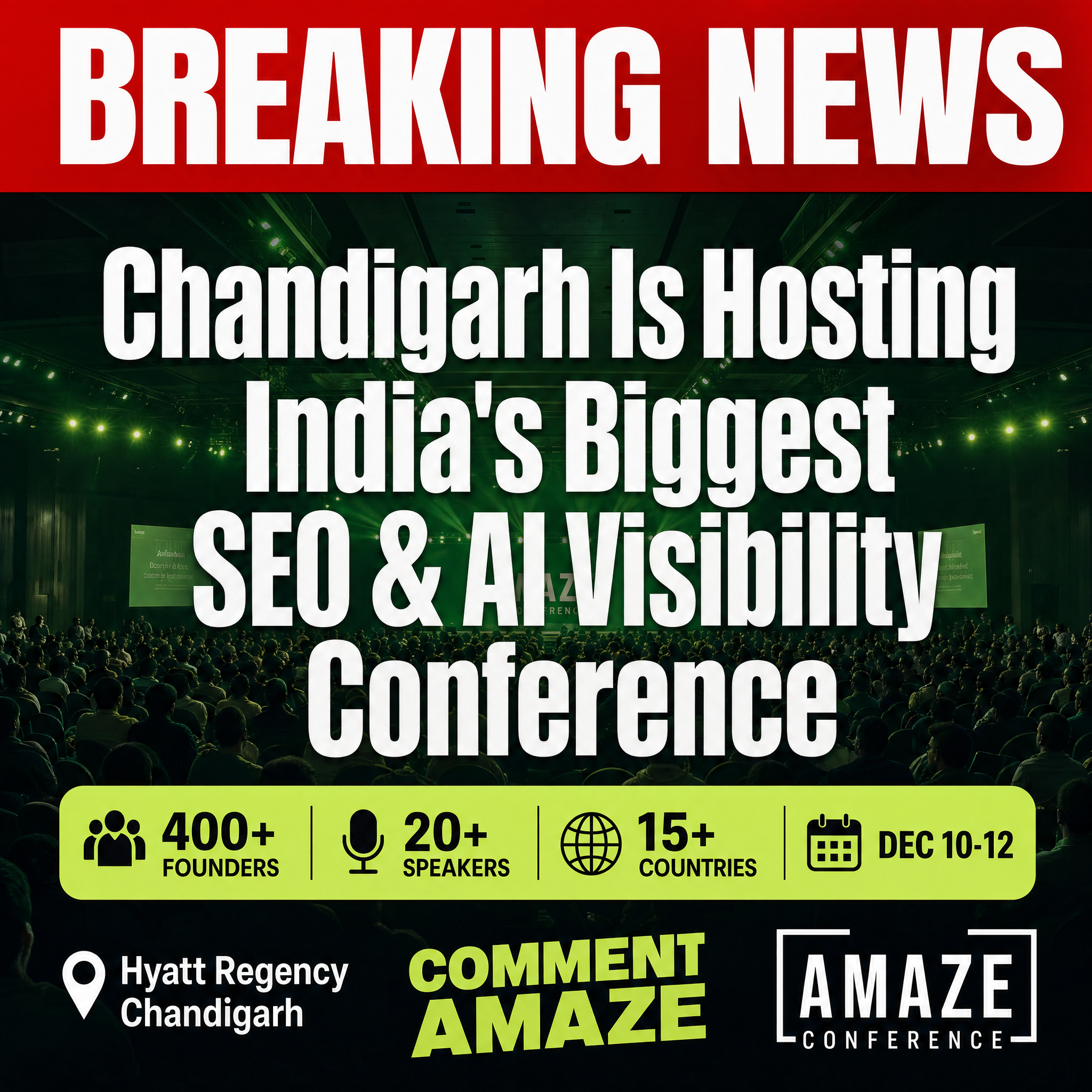 Amaze Conference Facebook ad