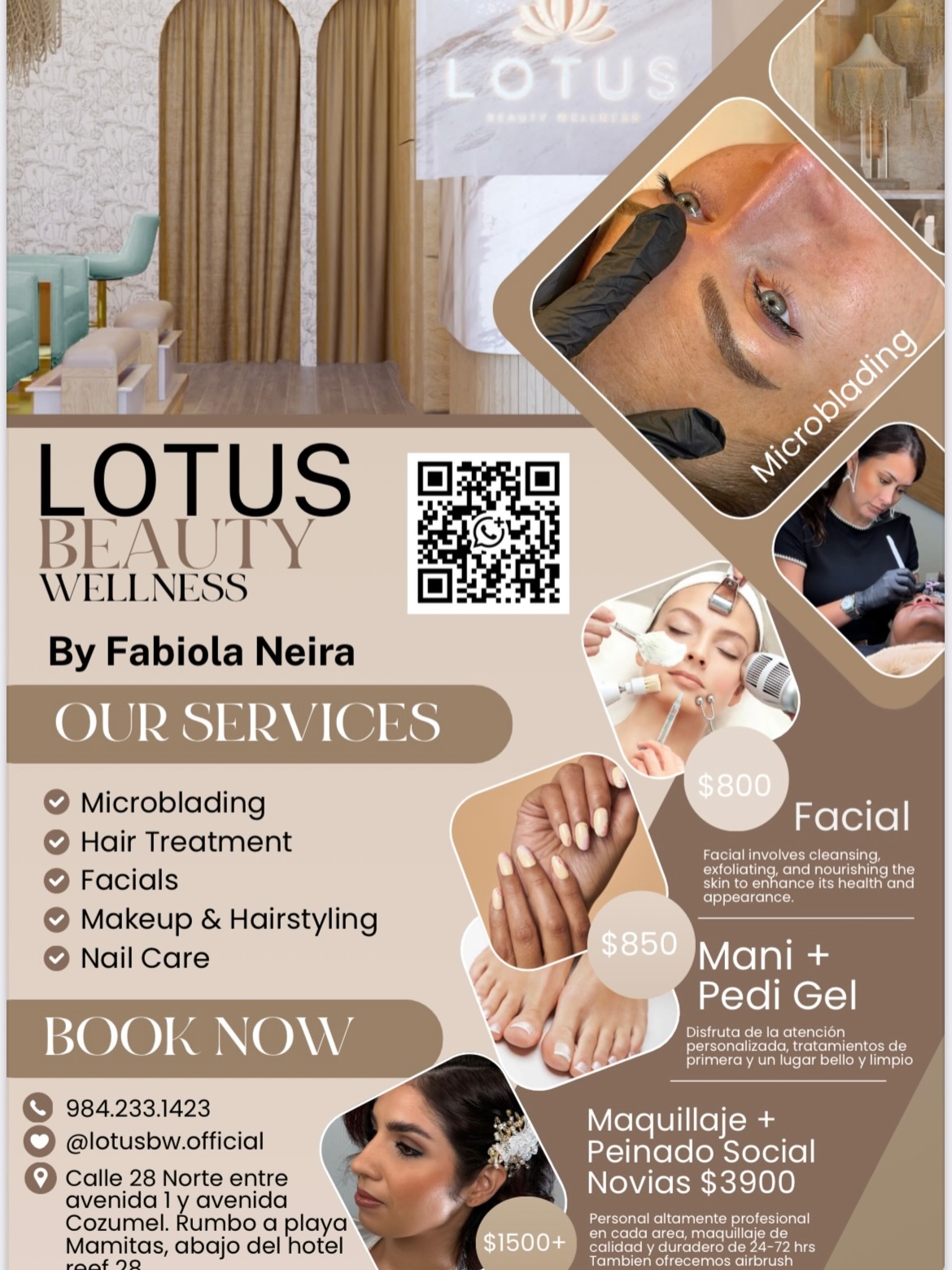 Lotus Beauty Wellness Facebook ad