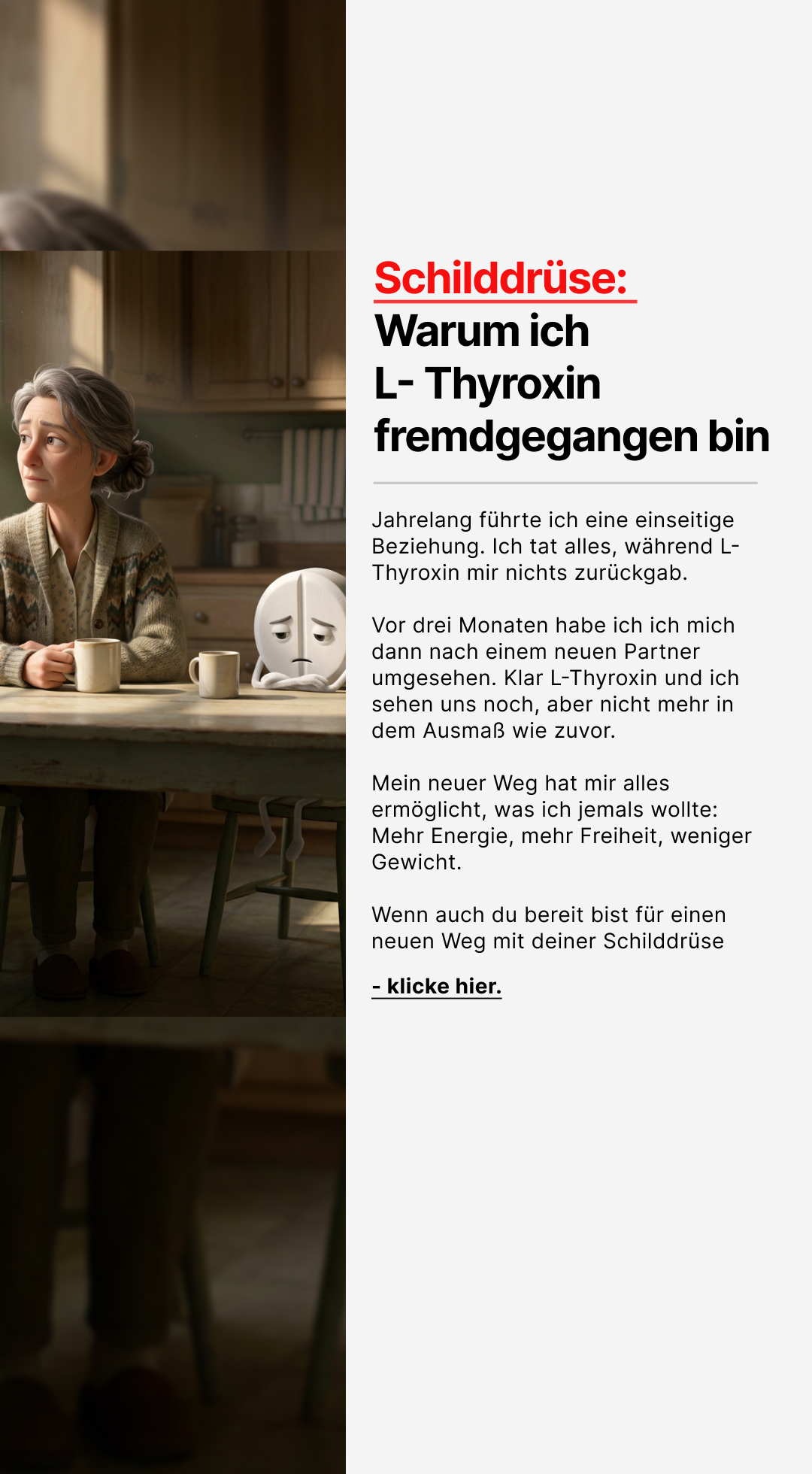Mission Schilddrüse Facebook ad