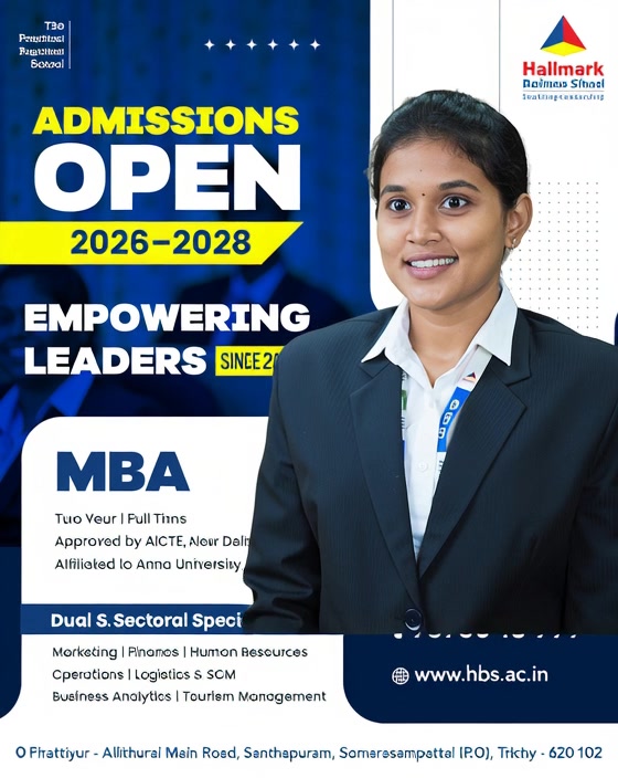 Hallmark Business School Facebook ad: Chat with us