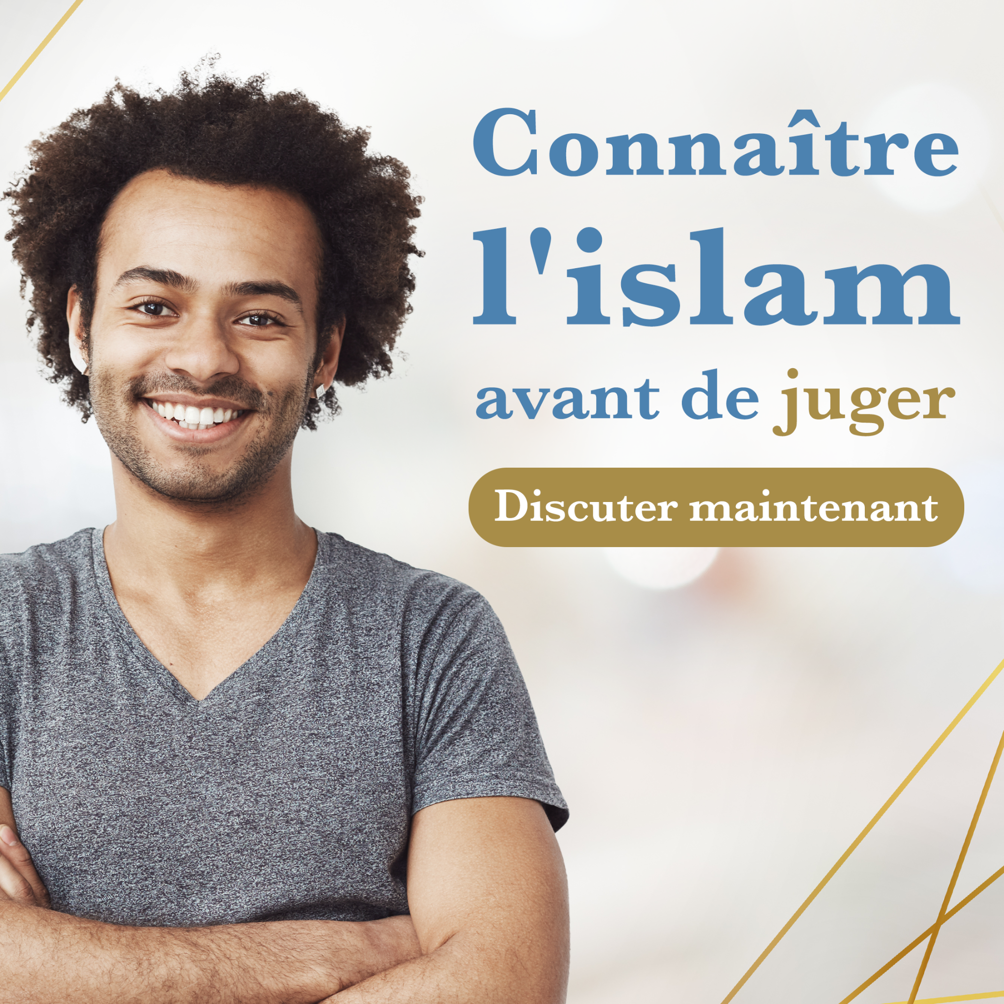 Le message de l'islam Facebook ad: ChLaissez-nous avoir un chat en direct maintenantat