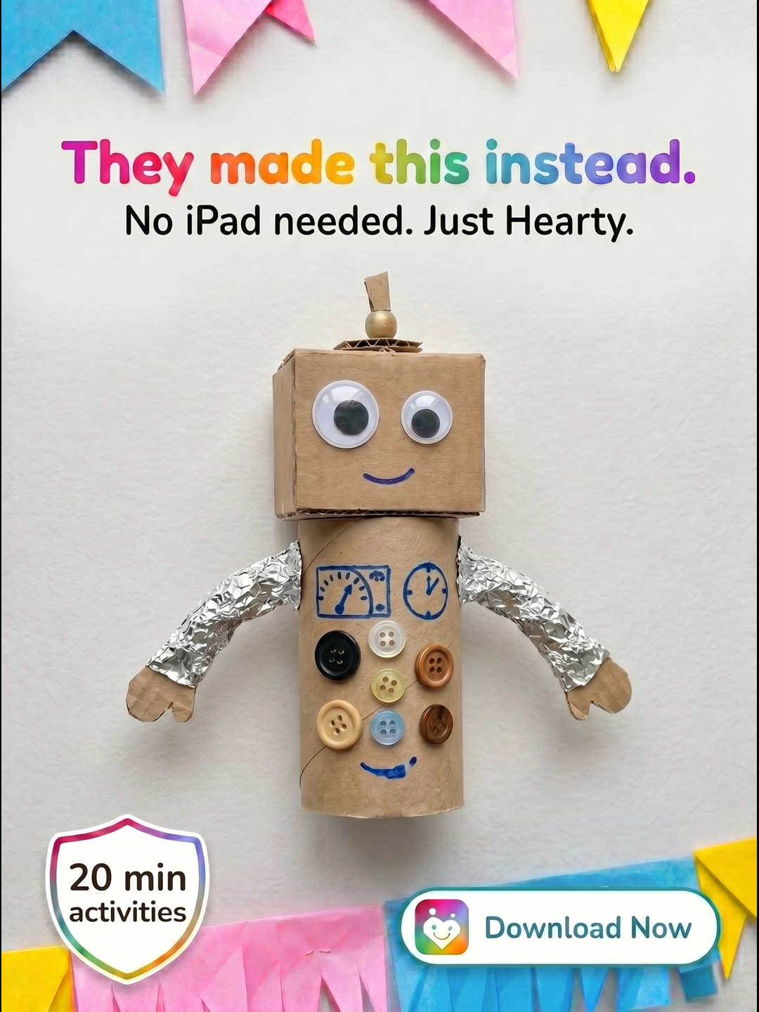 Hearty App Facebook ad
