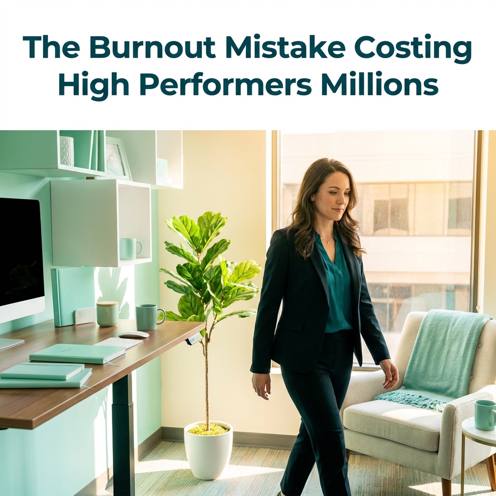 The Thrival Code Facebook ad: Self-Care Isn’t Fixing Burnout