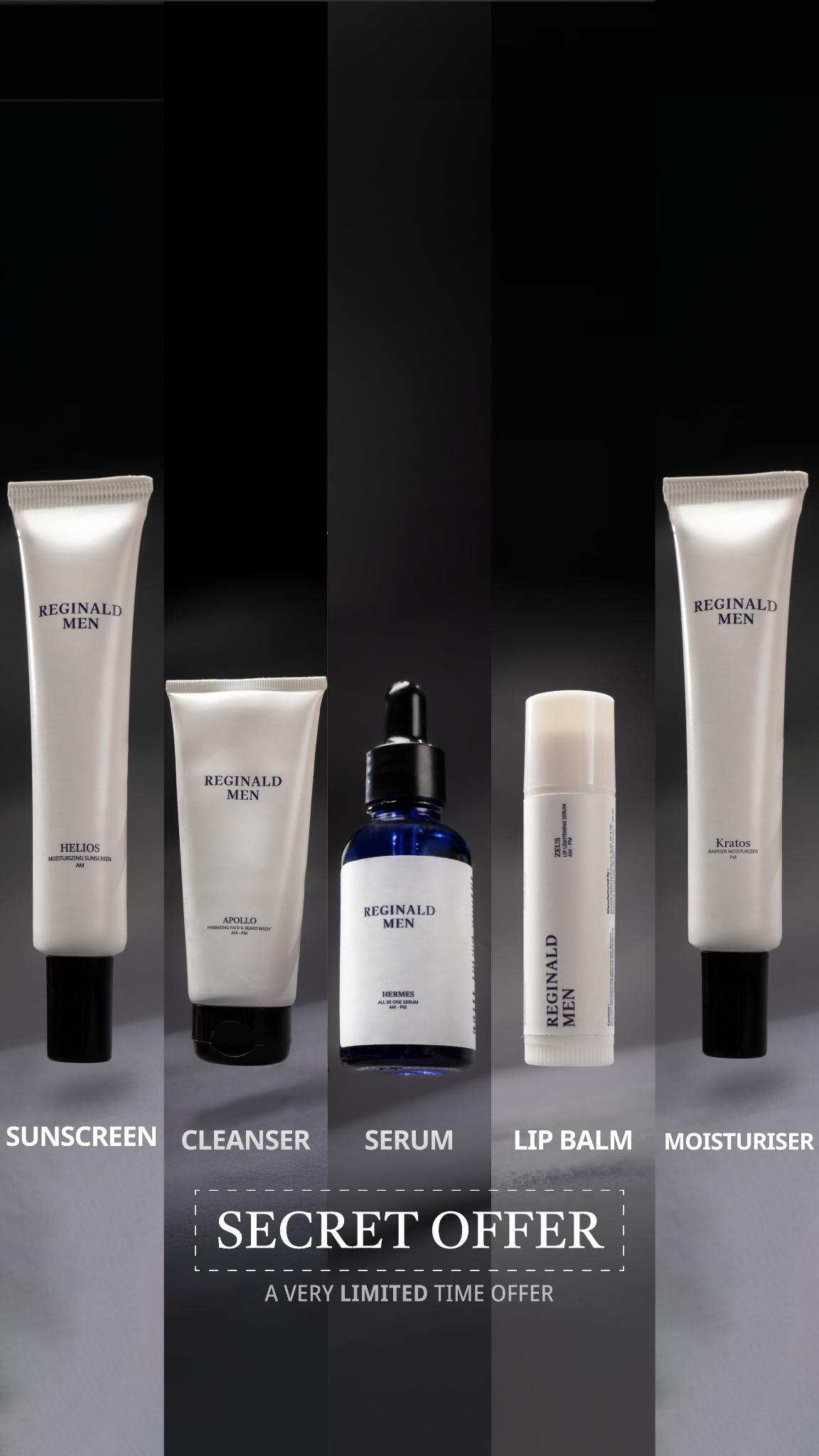 Reginald Men Skin Facebook ad