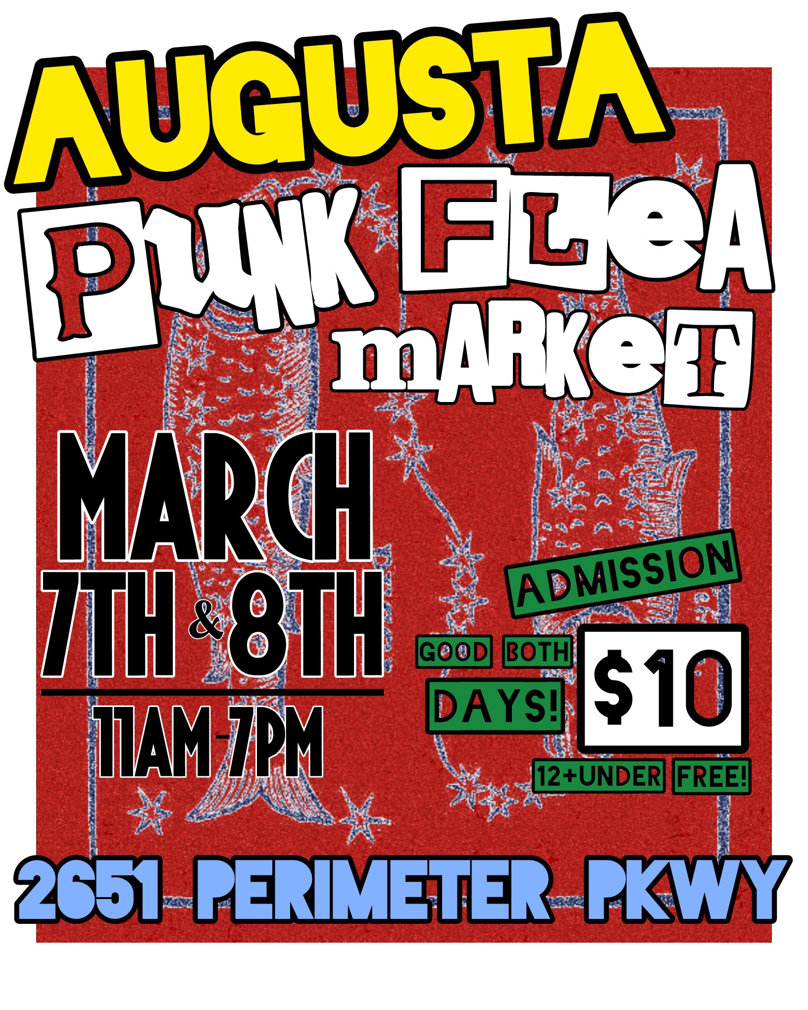 SE Punk Flea Market Facebook ad: AUGUSTA PUNK FLEA MARKET