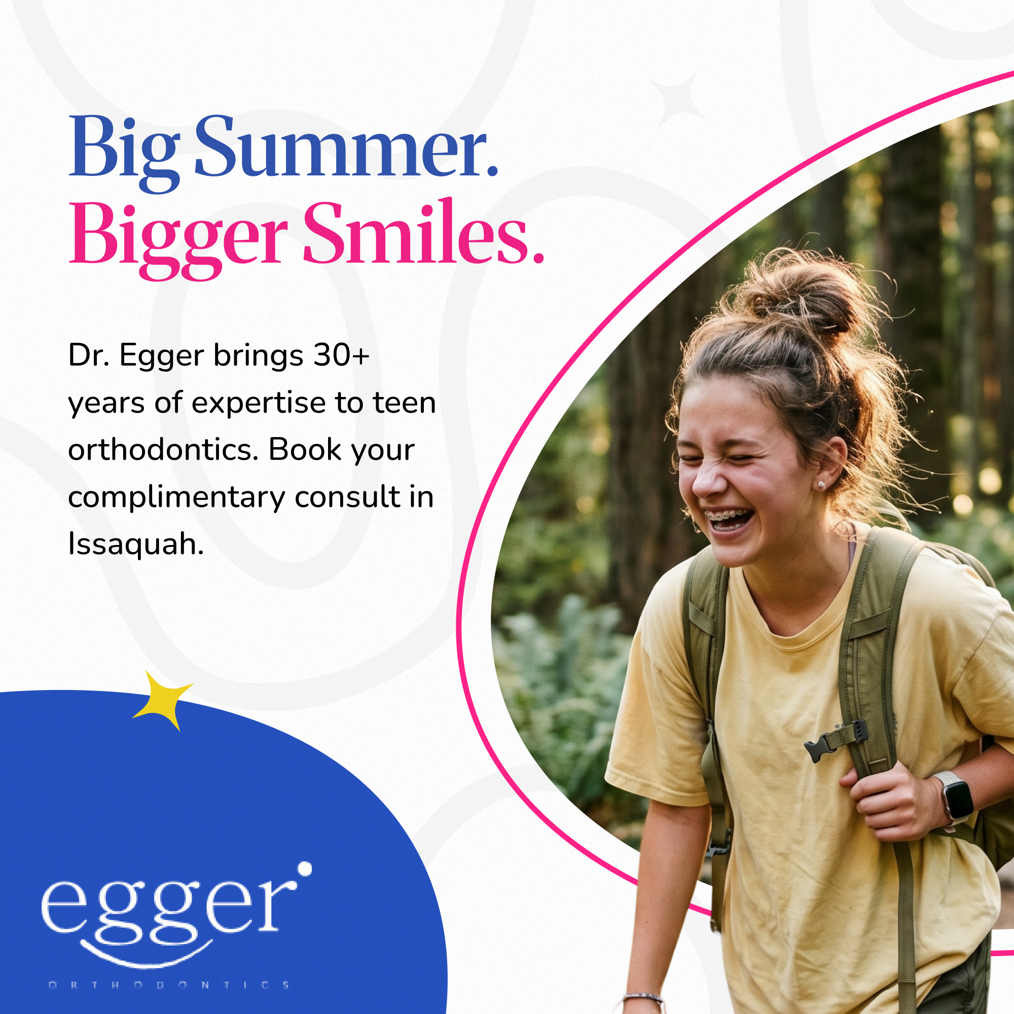 Egger Orthodontics Facebook ad from Jun 16, 2026