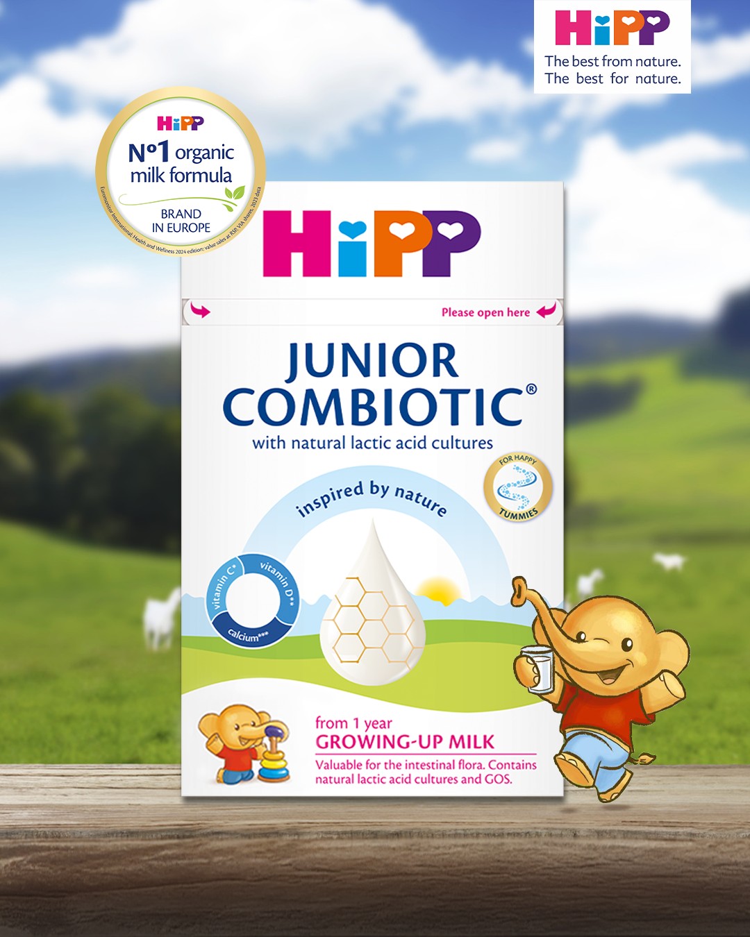 HiPP Organic Malta Facebook ad: Milk, HiPP Organic Malta Baby Food